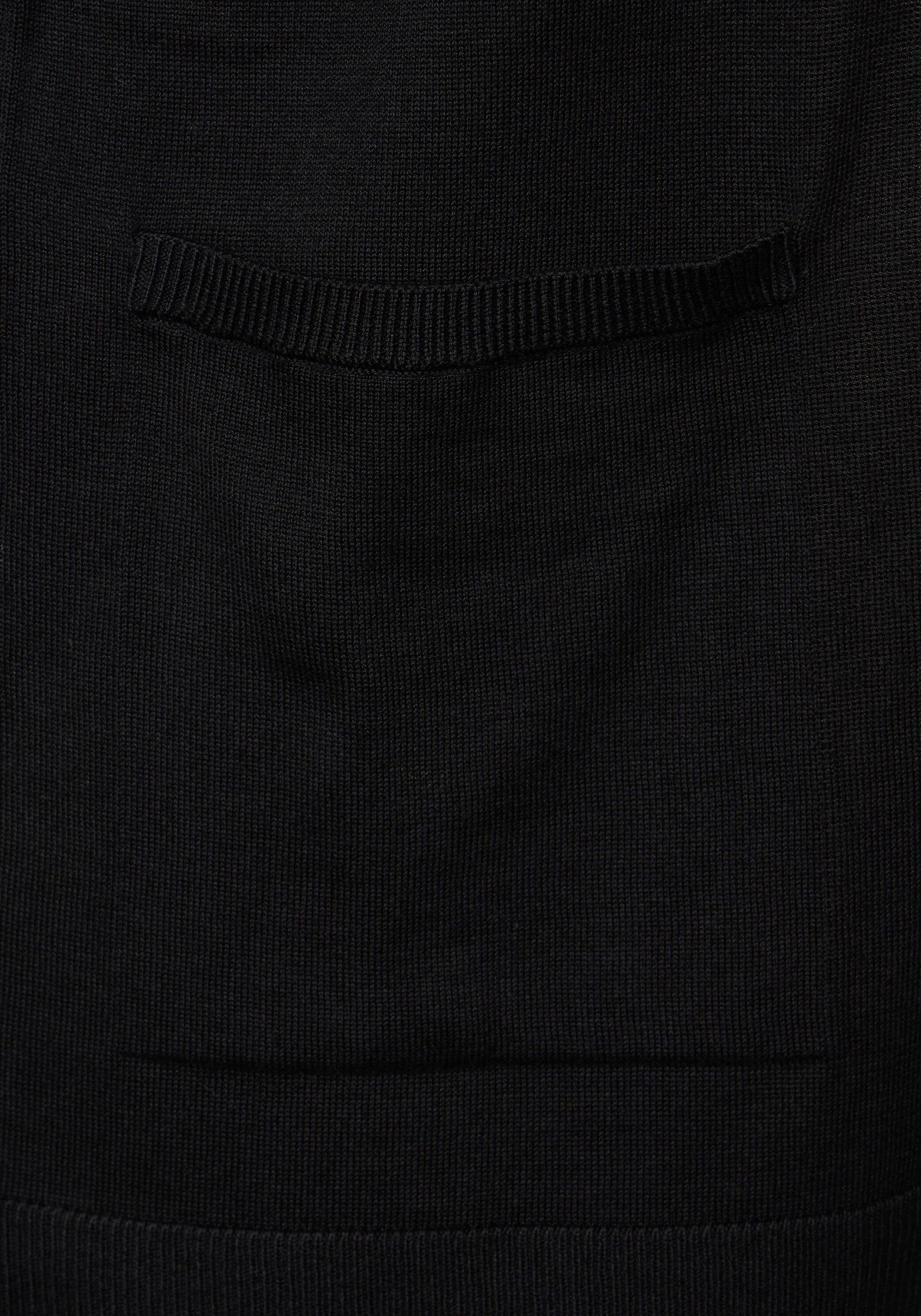 melierter Cardigan Cecil Optik in Black