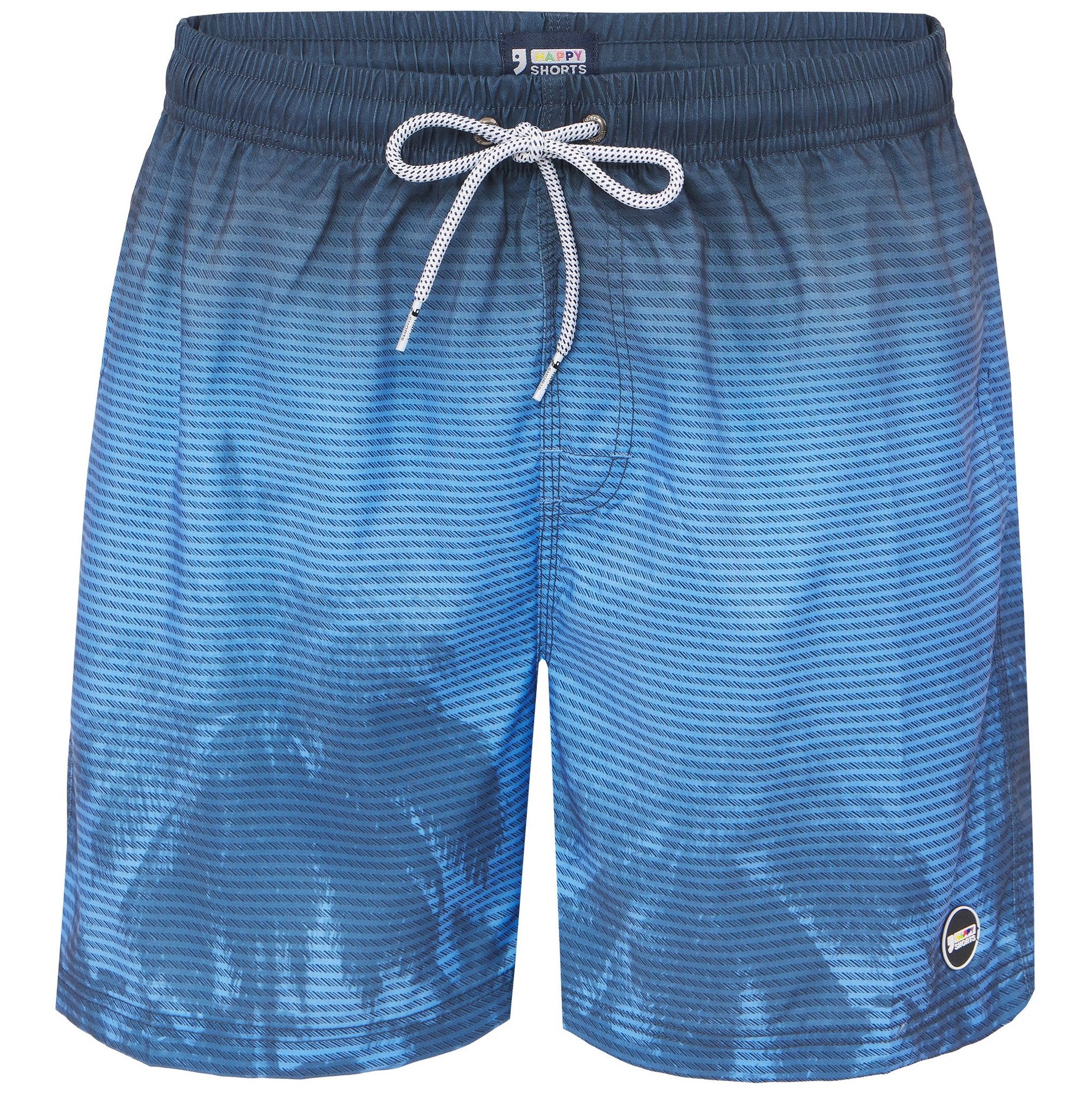 HAPPY SHORTS Badehose HAPPY SHORTS Herren Badeshorts Strandshorts Palmen verblasst S - XXL
