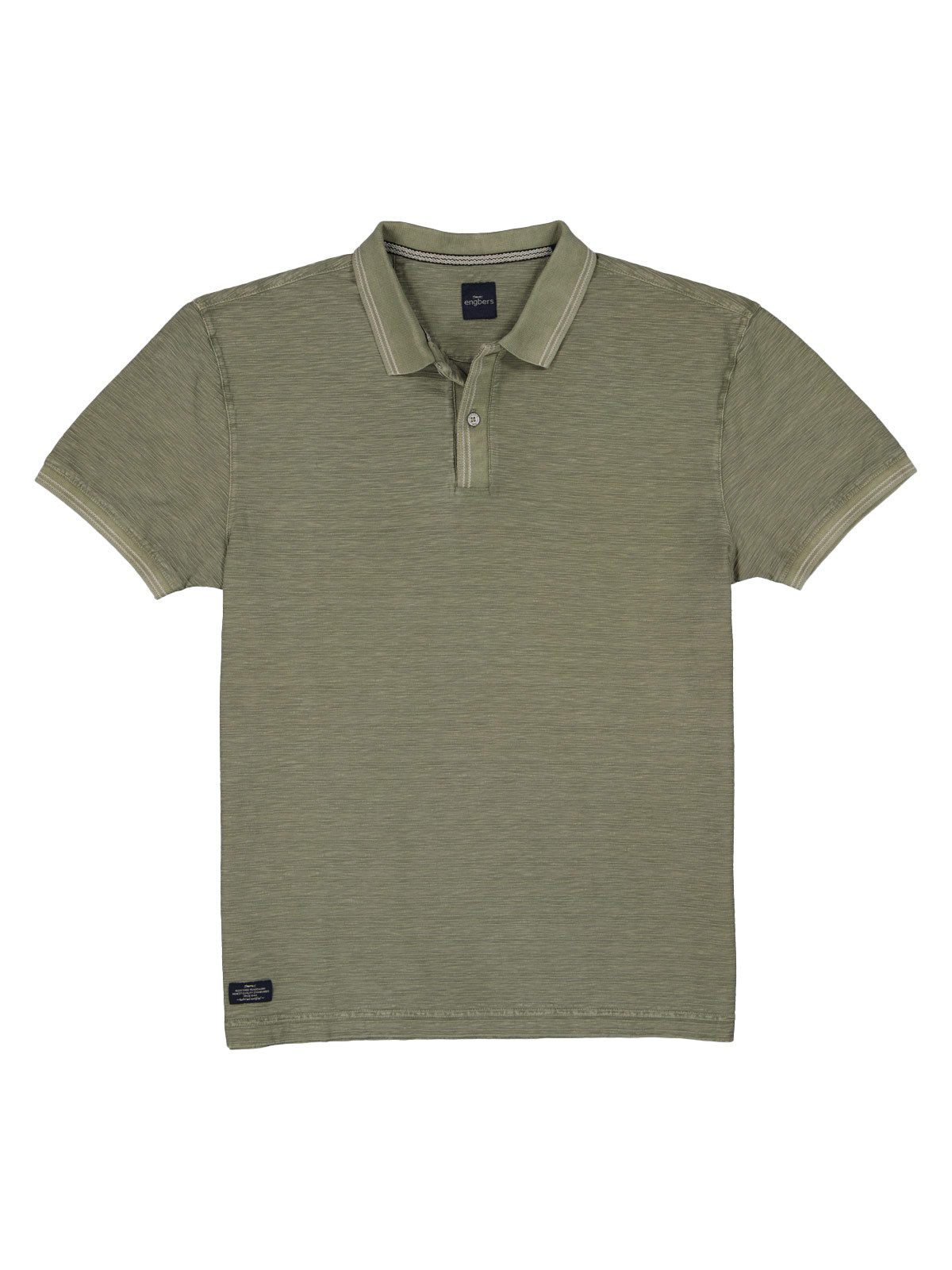Poloshirt Herren Polo-Shirt meliert, Hellbraun