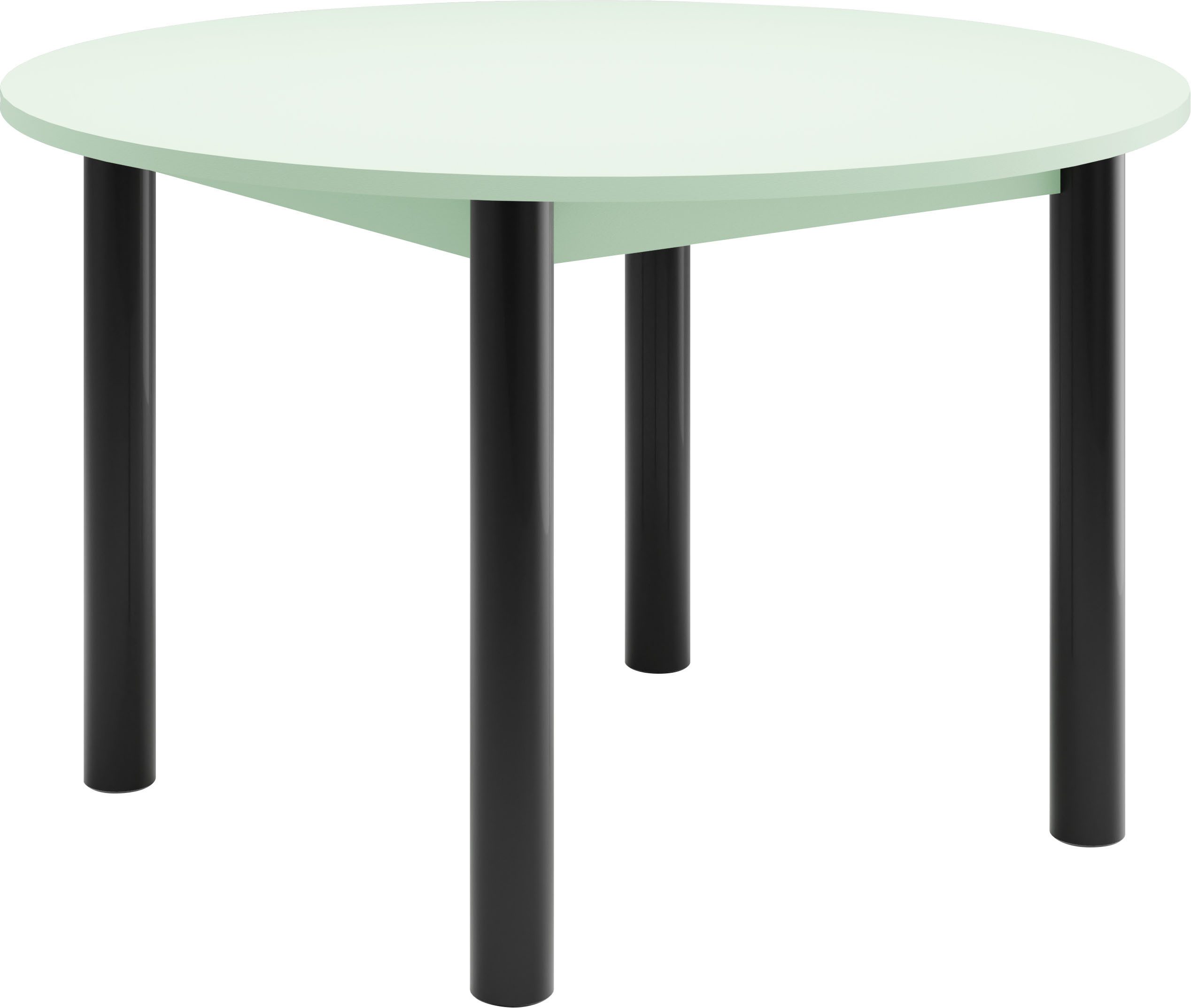 TOM TAILOR HOME Esstisch COLOR TABLE (1-St), Esstisch, 4-Fuß, 3 Größen, 3 Dekorfarben, 4 Fußfarben, ABS-Kante
