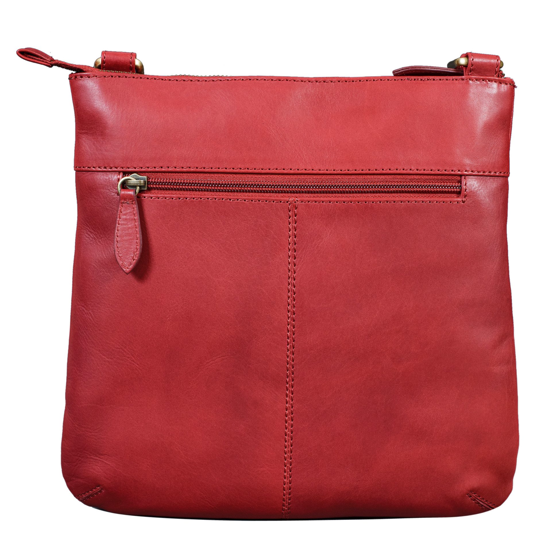 Benthill Umhängetasche Damen Echt Leder Handtasche Schultertasche Ledertasche Umhängetasche, Schultergurt / Umhängegurt Reißverschlussfach – Bild 5 von 5