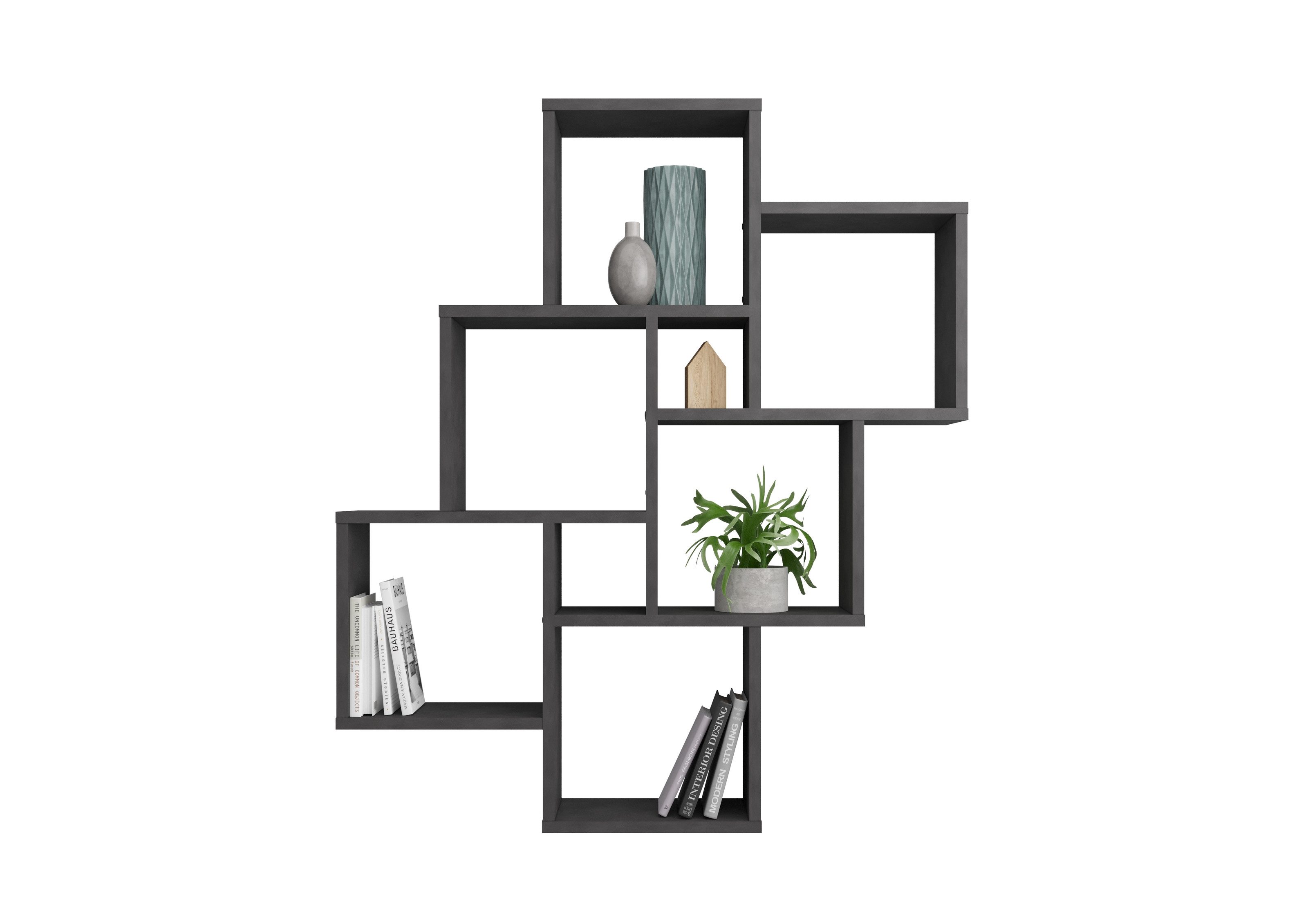 PREISBRECHER Wandregal LAURIO 2, in Matera - 81,2x94,3x15,7cm (BxHxT)