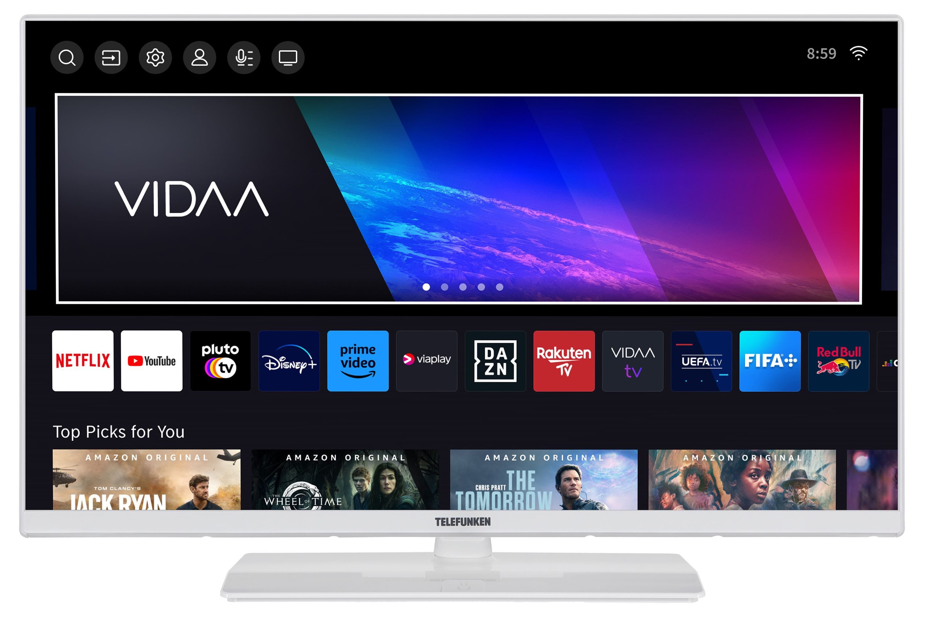 Telefunken XF32VP750M-W LCD-LED Fernseher (80 cm/32 weiß ! RABATT: 26.67%