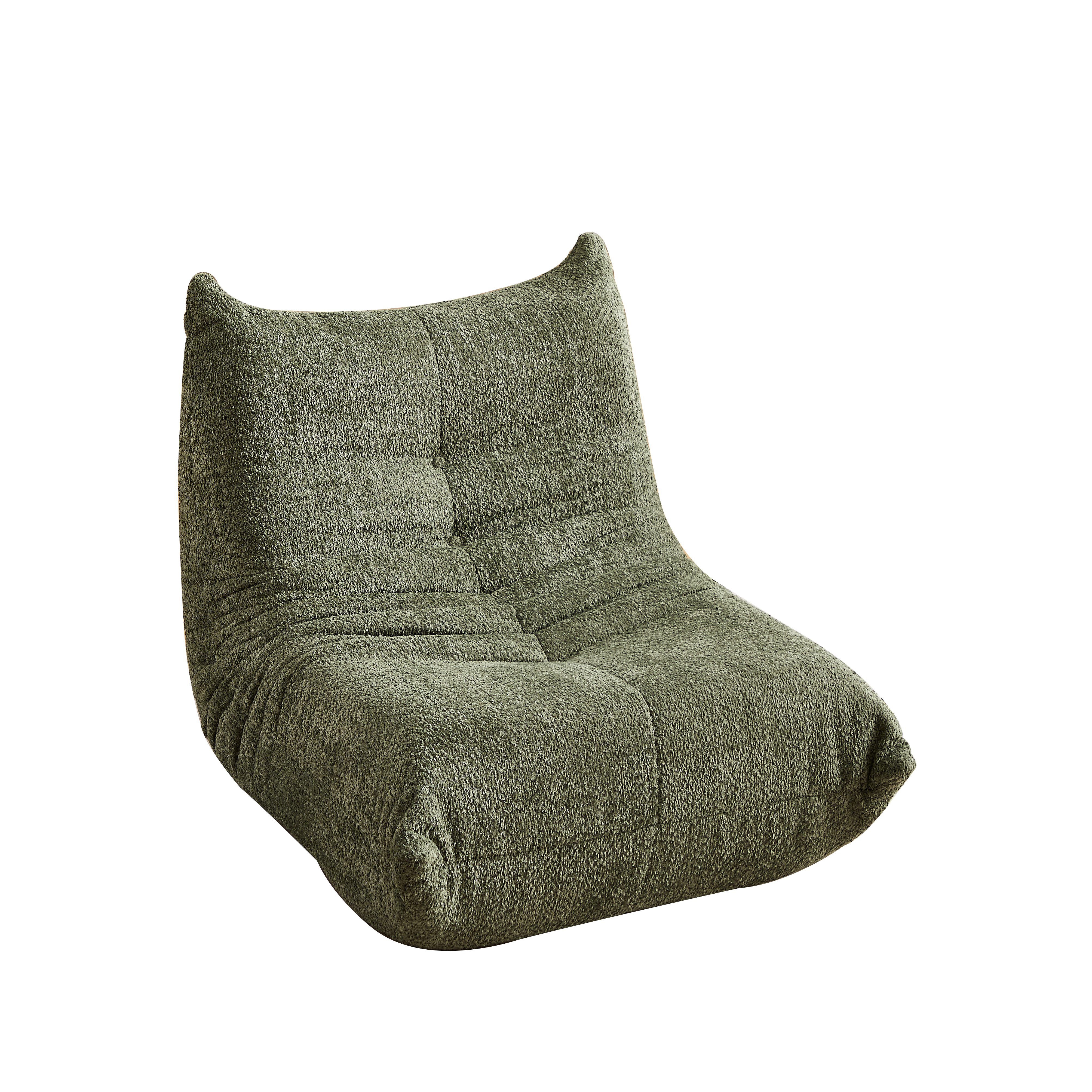 REDOM Loungesessel Chenille Togo Sofa (Bequemer Bodensofa für Wohnzimmer,Schlafzimmer,Gaming und Büro, 1-St., 94*101*71CM)