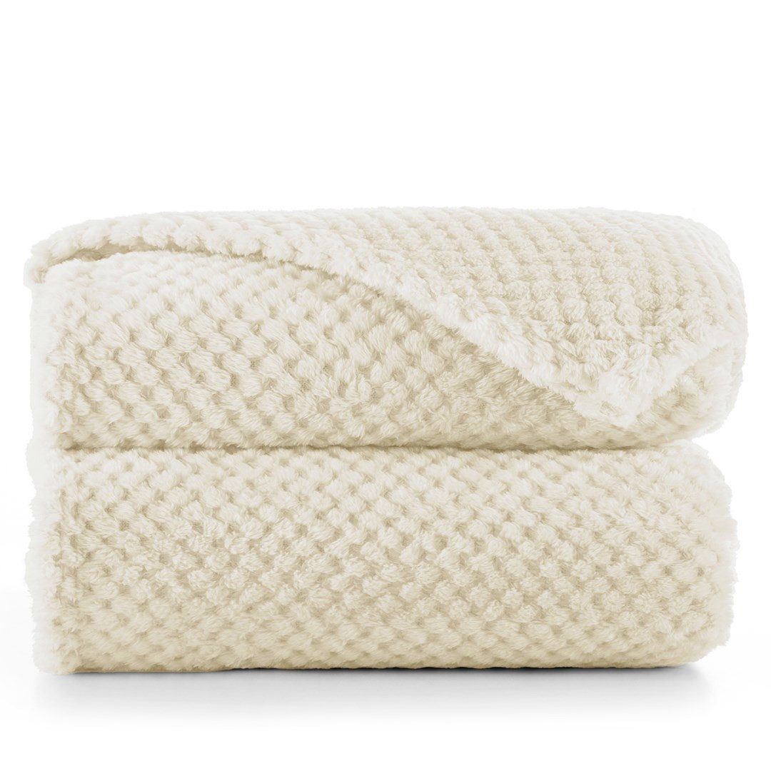 texpot Tagesdecke Kuscheldecke Fleece kuschelig weich