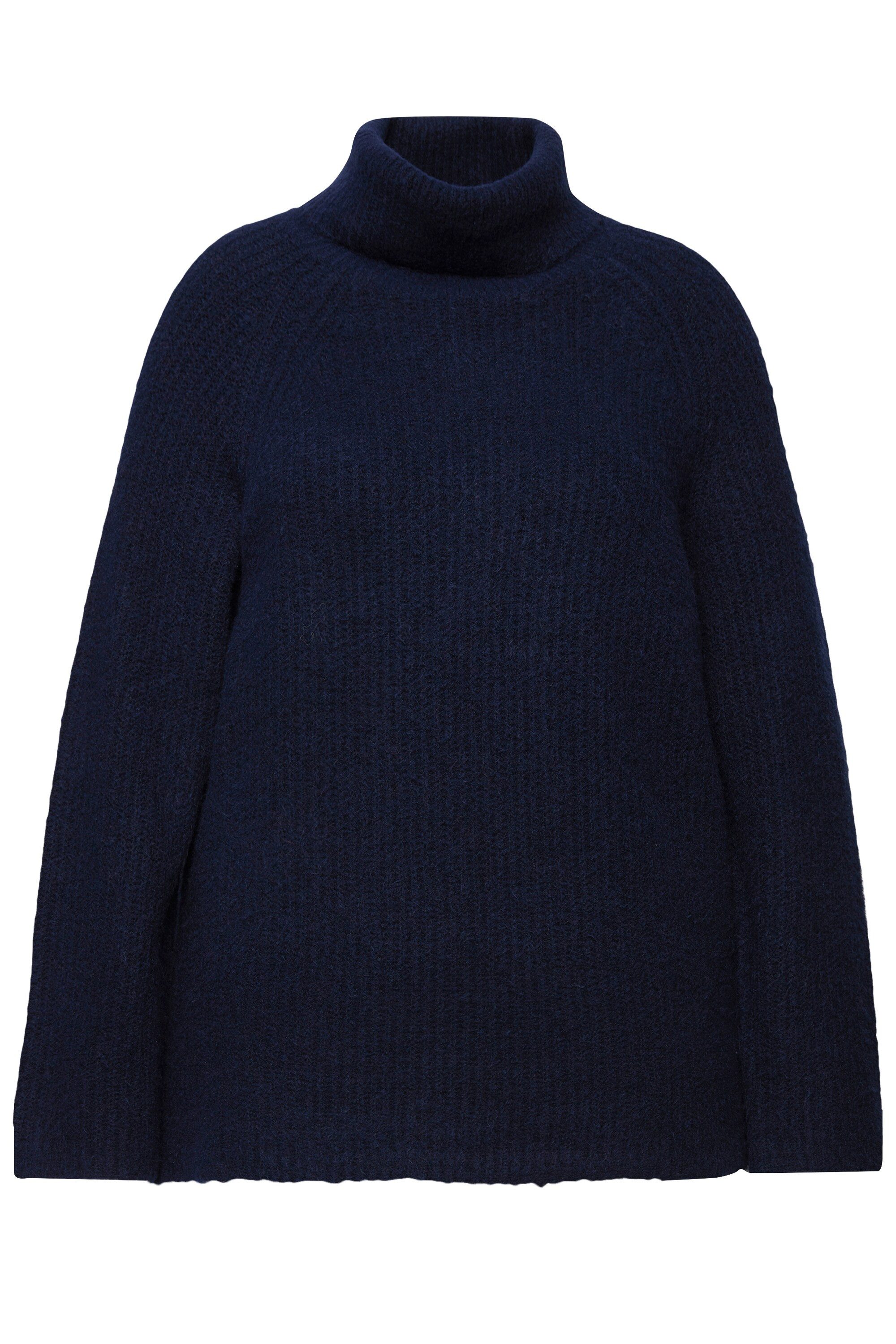 Ulla Popken Rollkragenpullover Pullover Rippstrick Rollkragen günstig online kaufen