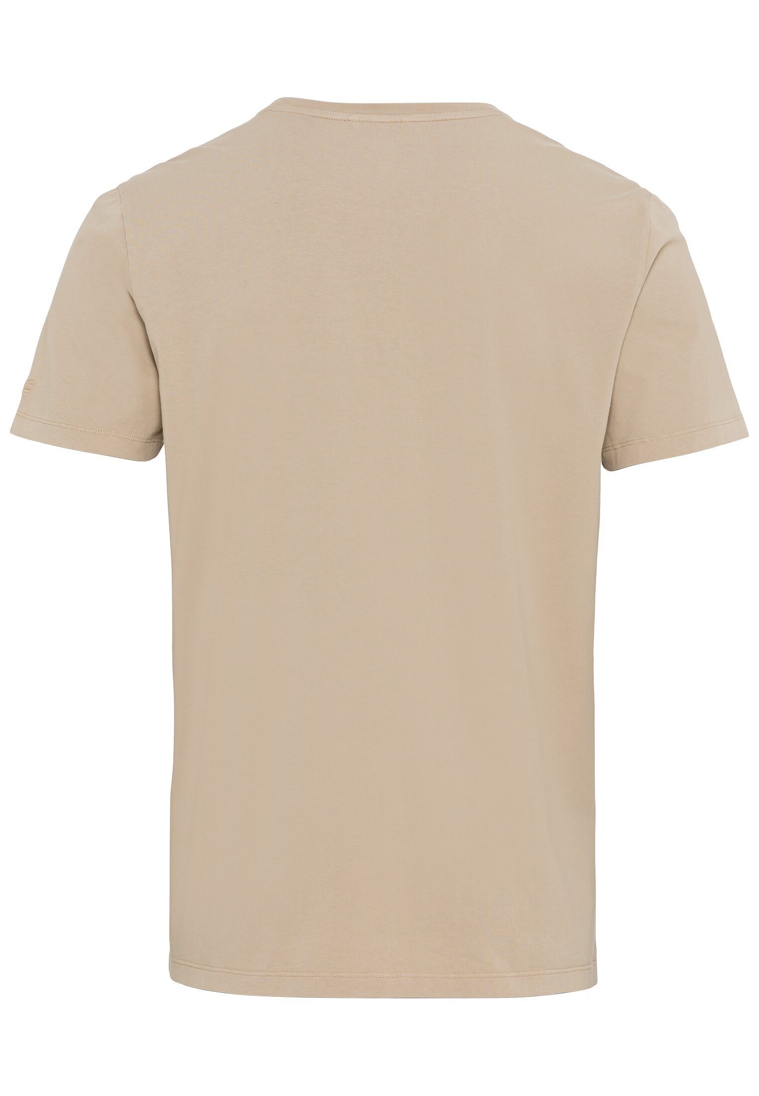 camel T-Shirt Beige aus active Hattric Bio-Baumwolle