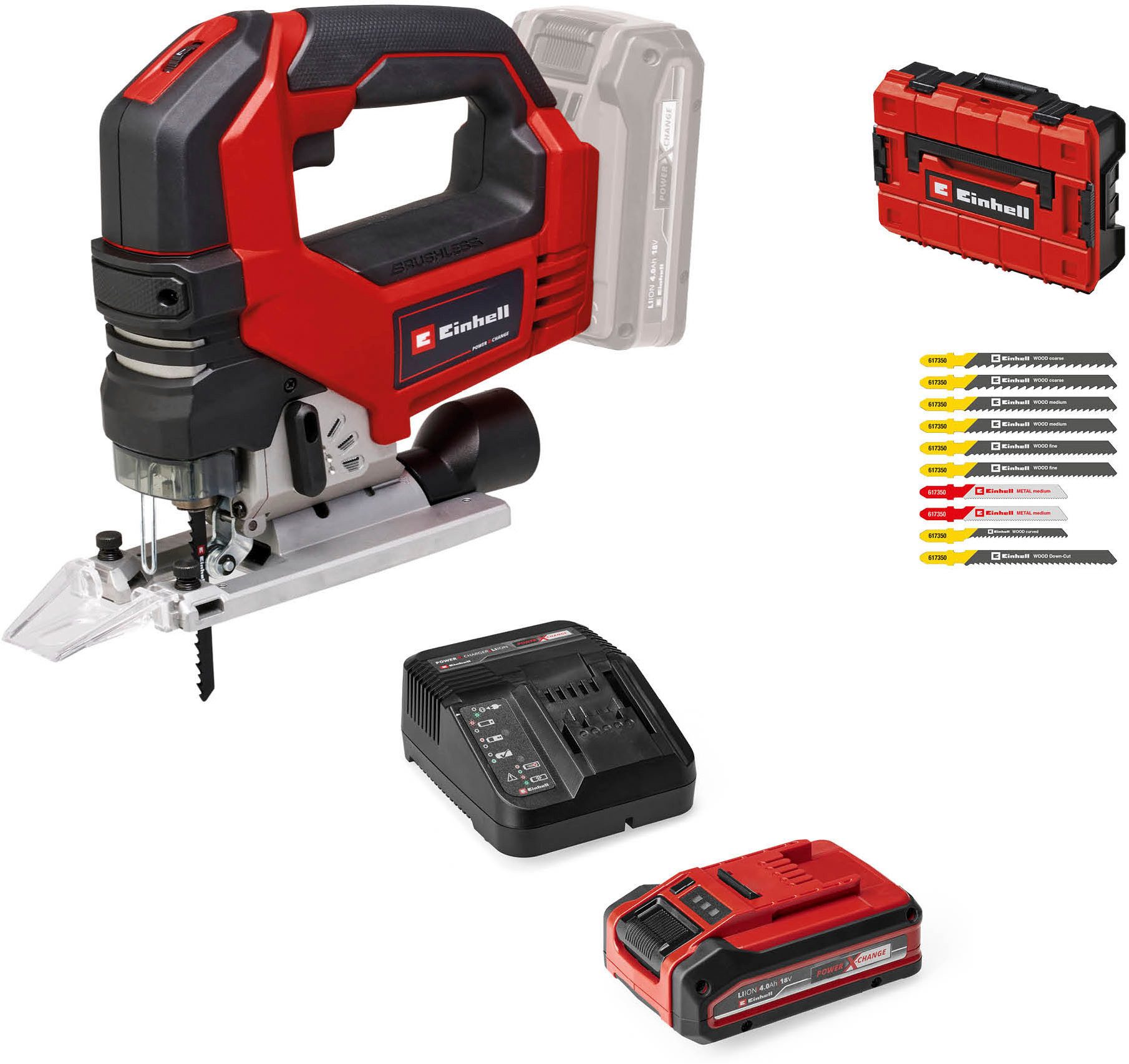 Einhell Akku-Stichsäge »TP-JS 18/135« (1x4,0Ah PLUS) Set, mit Akku und Lade günstig online kaufen