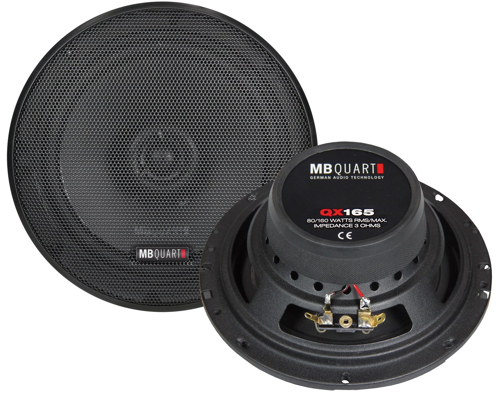 MB Quart MB-Quart QX-165 Koax Lautsprecher 16,5cm (6.5) Auto-Lautsprecher