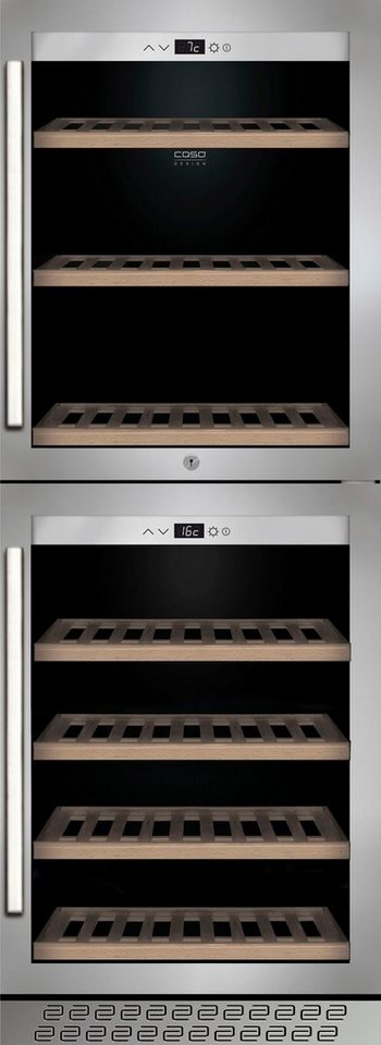 Caso Weinkühlschrank 776 WineChef Pro 126-2D, für 126 Standardflaschen á 0, 75l