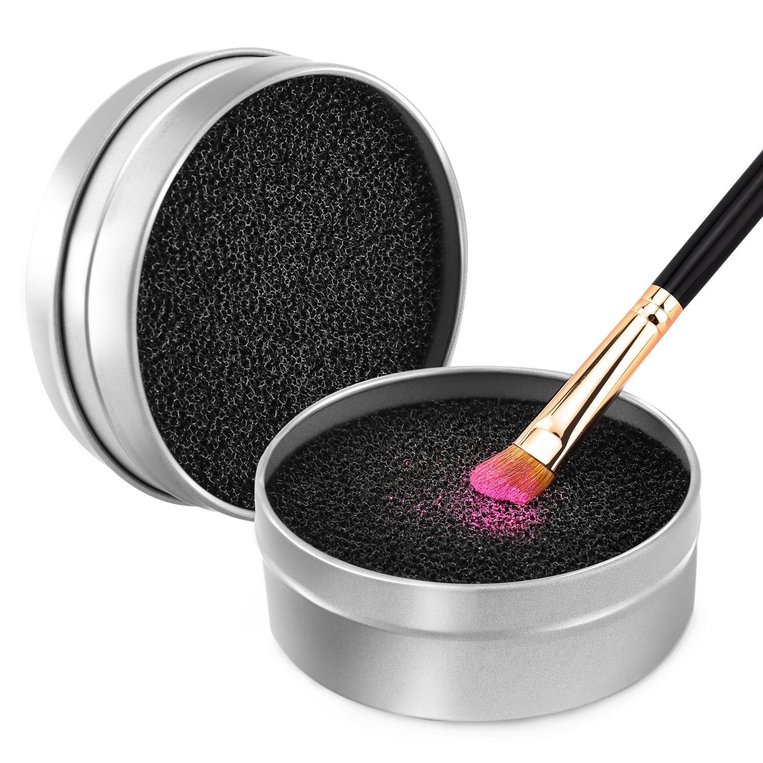 FELIXLEO Kosmetikpinsel-Set Makeup Pinselreiniger Schnell Trocken Schwamm Reinigung, 1 tlg.