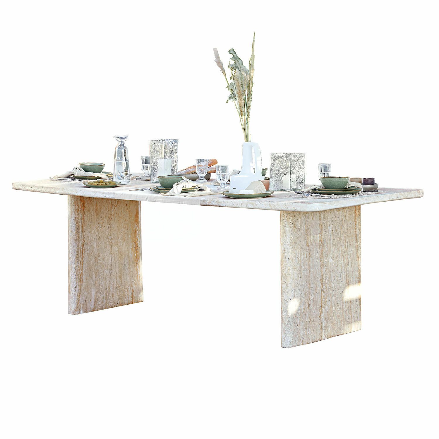 Mirabeau Gartentisch Esstisch Yveline creme