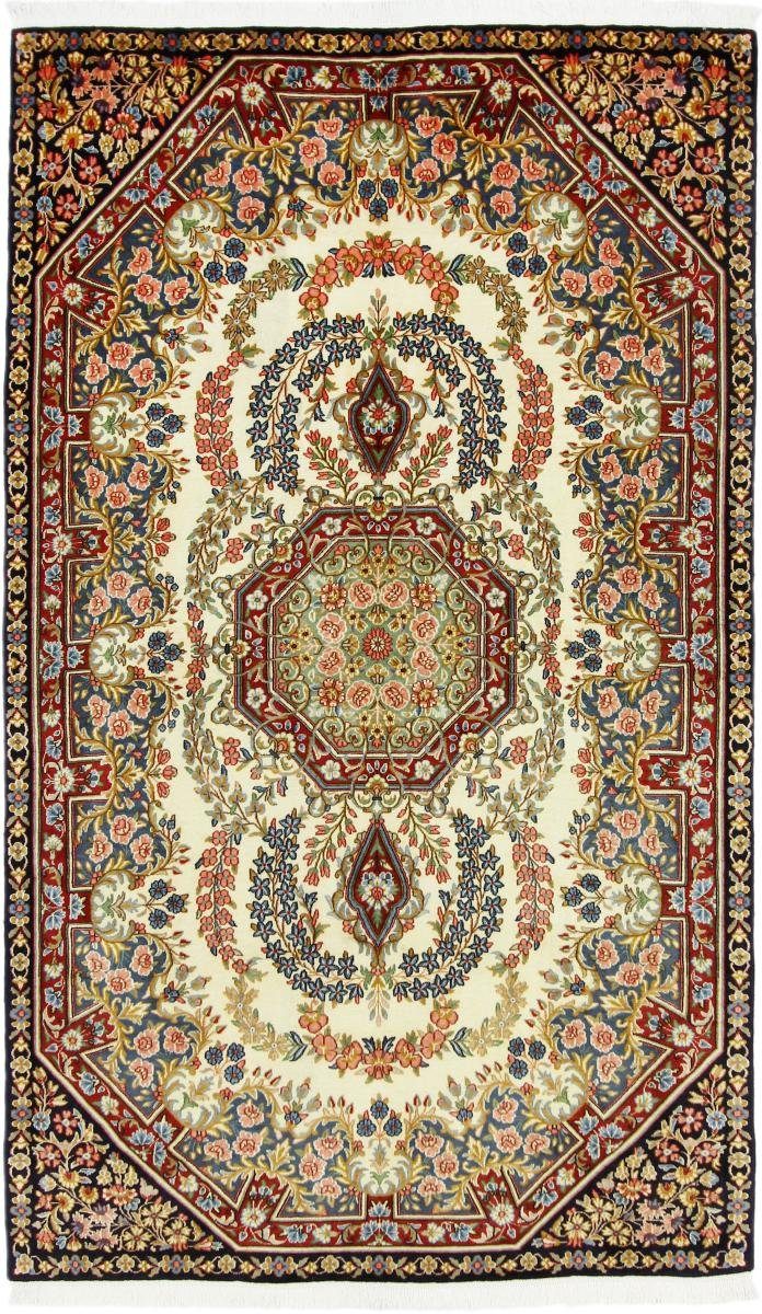 Orientteppich Kerman Rafsanjan 148x248 Handgeknüpfter Orientteppich / Perserteppich, Nain Trading, rechteckig, Höhe: 12 mm