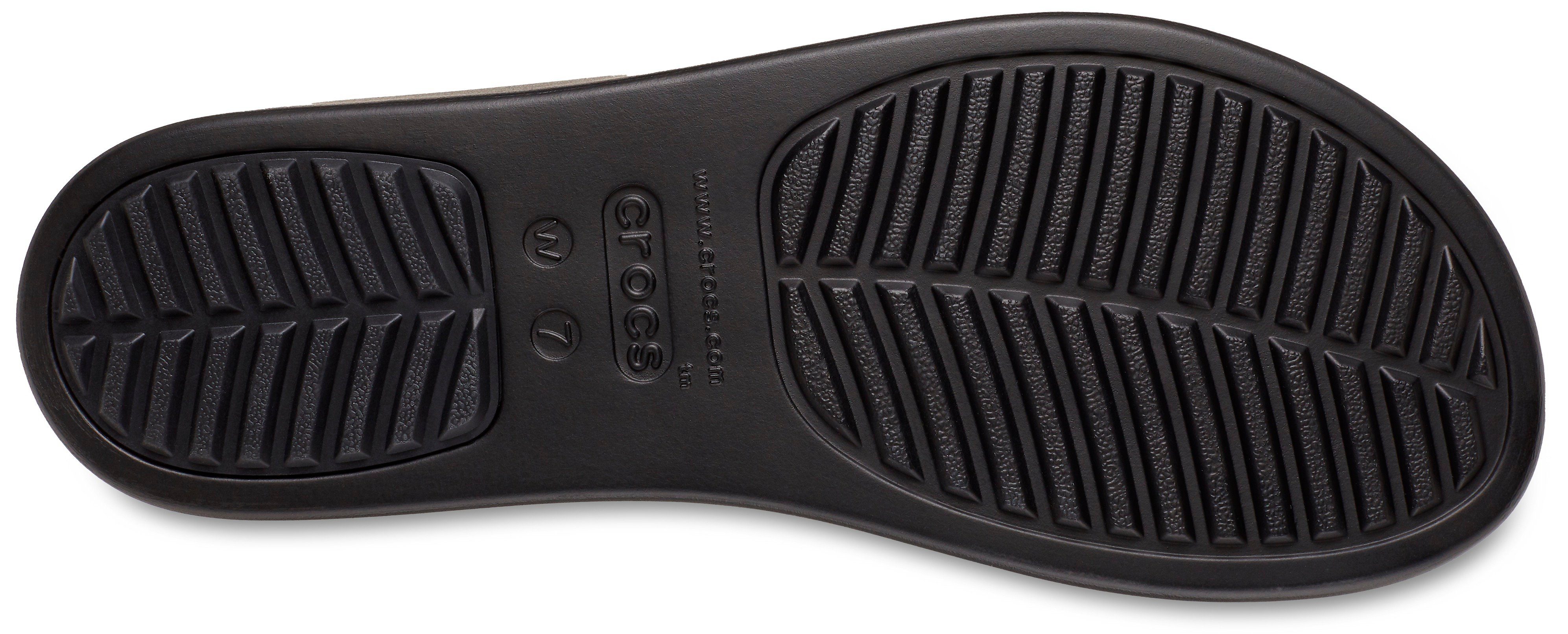 Crocs Brooklyn Low Wedge Pantolette, Plateau, Sommerschuh, Schlappen mit Schnallenverschluss