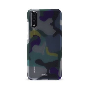 Artwizz Backcover Artwizz Camouflage Clip - Schutzhülle im Tarnmuster-Look mit Soft-Touch-Beschichtung für Huawei P20, Ocean