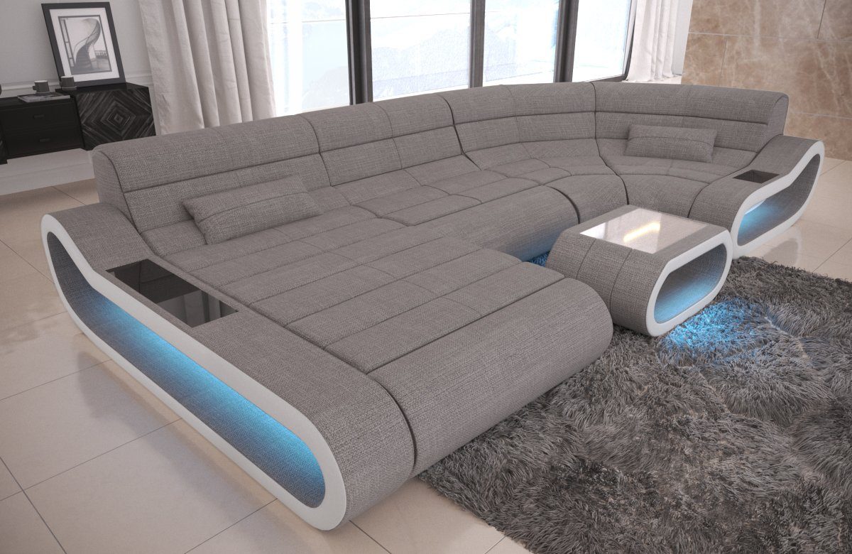 Sofa Dreams Wohnlandschaft Stoff Couch Polstersofa günstig online kaufen