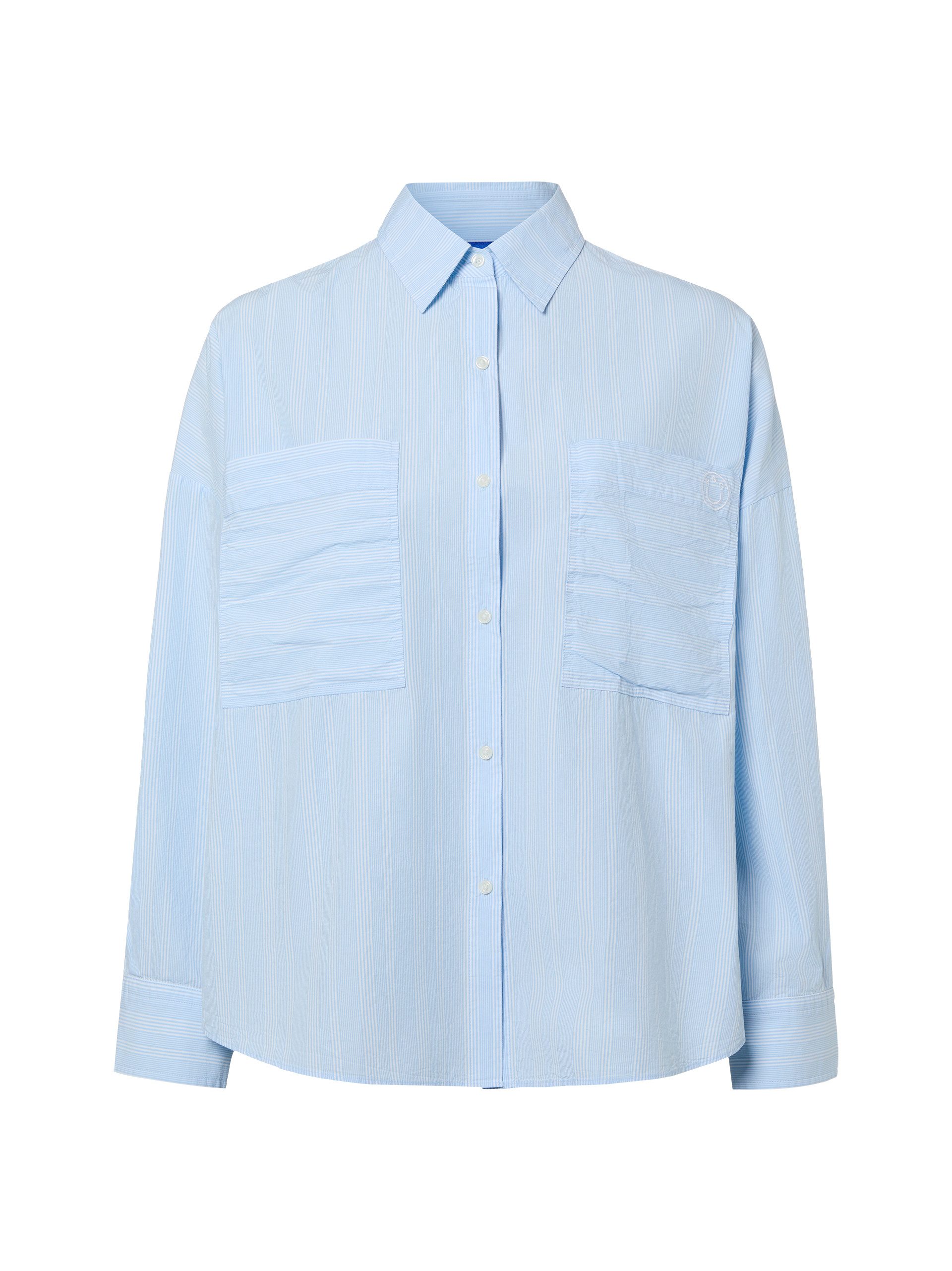 HUGO Blue Hemdbluse Edafnena
