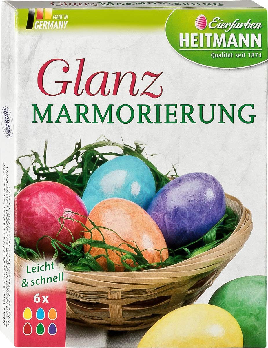 BRAUNS HEITMANN Osterei 1x Heitmann Eierfarben - Glanz Marmorierfarben (1 St)