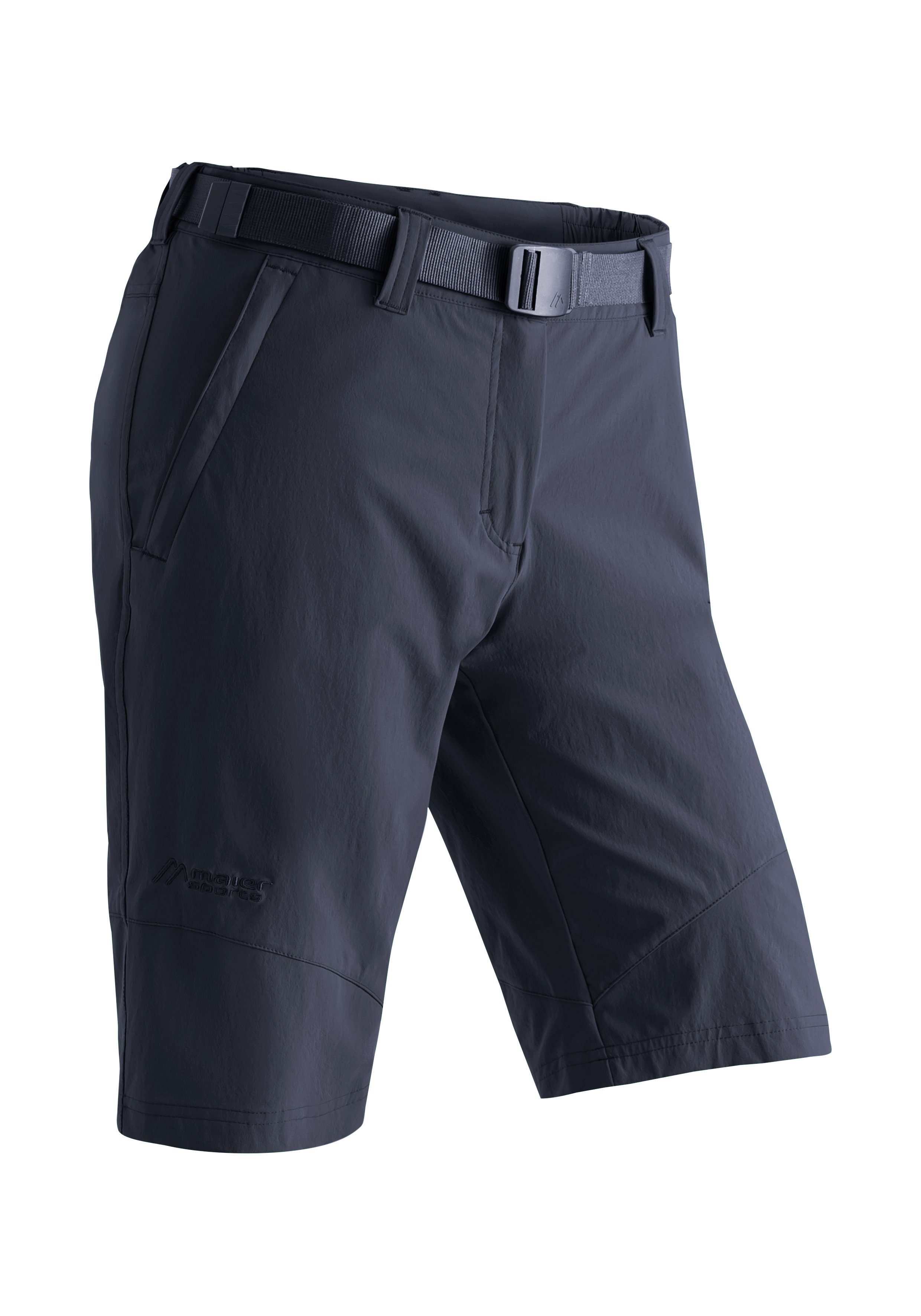 Maier Sports Wanderhose, Damen kurze Funktionsshorts Outdoor-Hose Lawa atmungsaktive