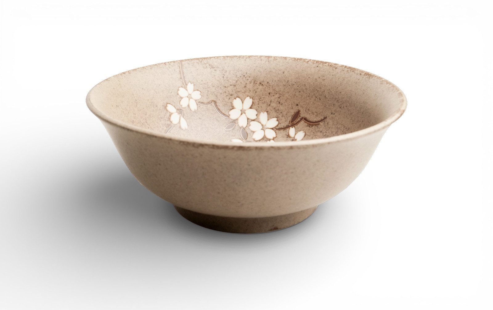 WestCraft Servierschüssel Japan-Bowls ASIATICA, Ramen Bowl Porzellan-Schalen - Anemone 21 cm, Porzellan, (1-tlg), Hochwertig, asiatische Ramen-, Reis-, Nudel-, Udon-, Suppen-Schüssel