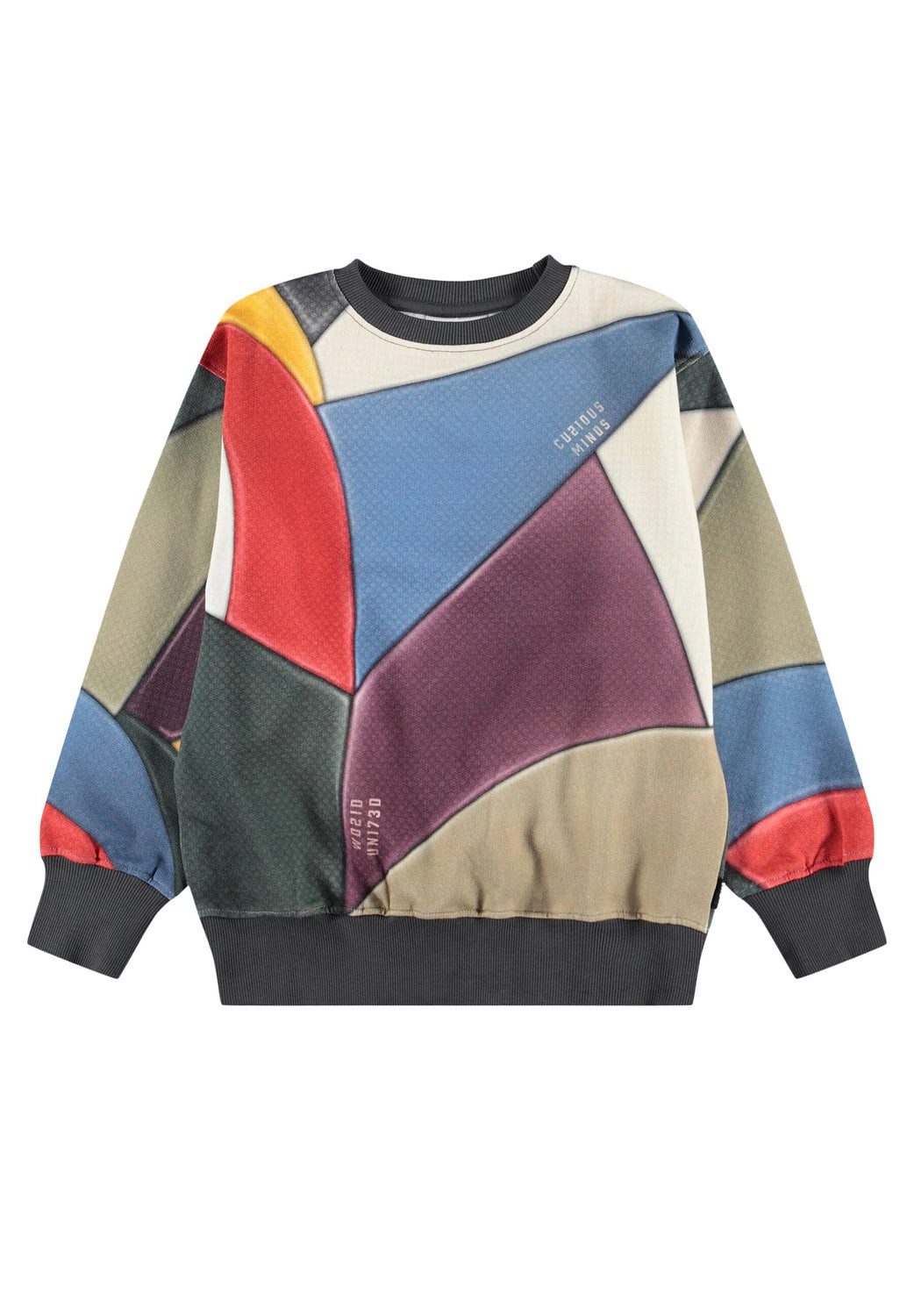 Molo Sweatshirt MOLO Jungen Sweatshirt Mattis mit Fußball-Print