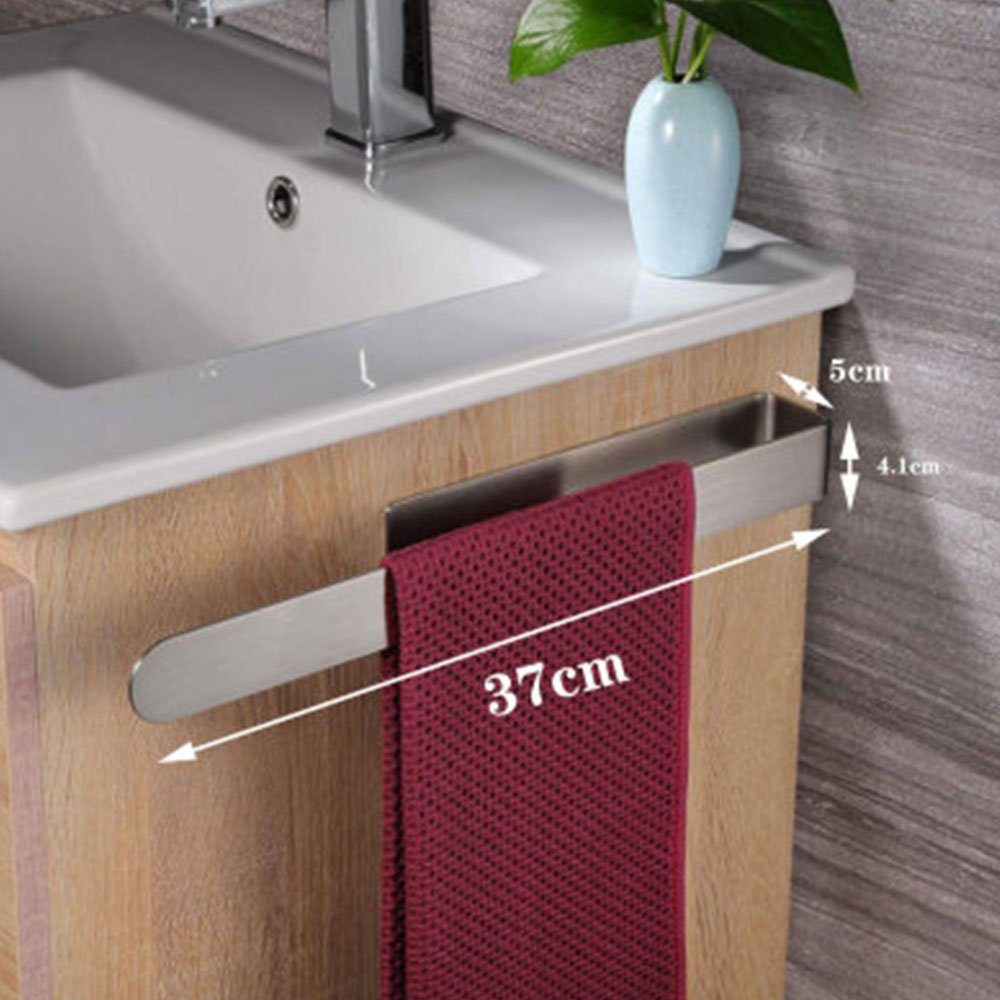 Selbstklebende GelldG Handtuchhalter Edelstahl Handtuchhalter Badezimmer-Handtuchstange