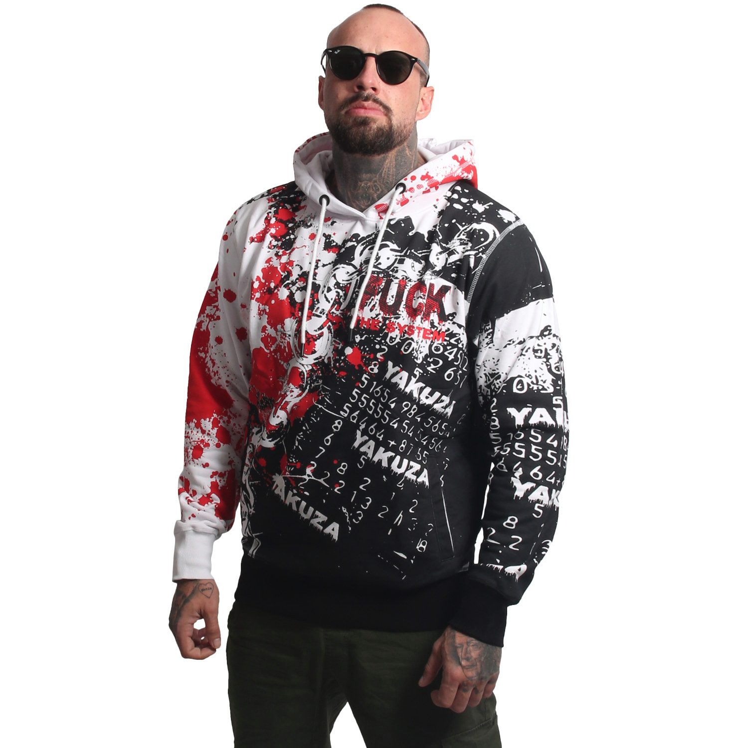 YAKUZA Hoodie Rush Allover günstig online kaufen
