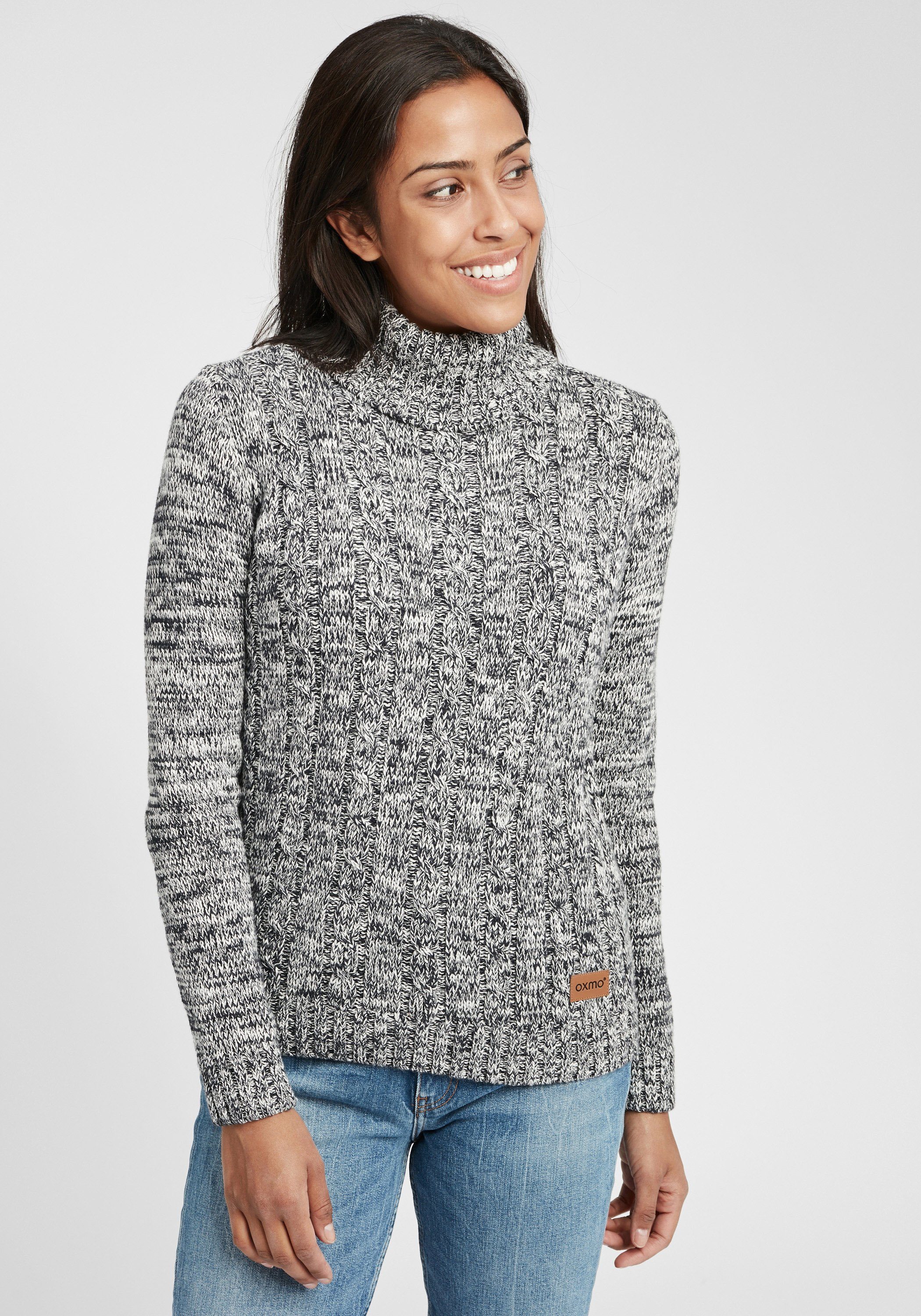 Strickpullover Rollkragenpullover (791991) OXPhilipa OXMO B Rollkragen INSIGNIA mit