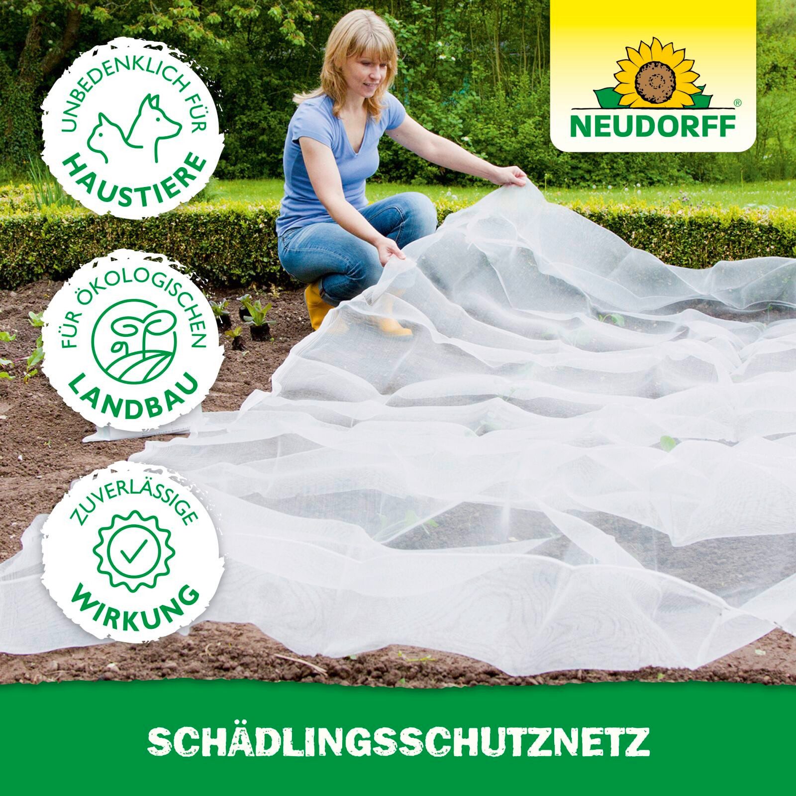 Neudorff Gartenpflege-Set SchädlingsschutzNetz