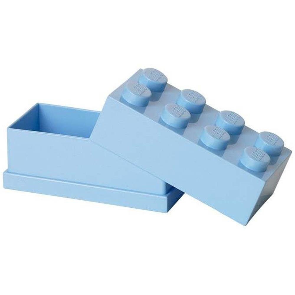 Box Baustein-Form Copenhagen 8 8 Lunchbox Room mit LEGO® Hellblau, Noppen, Mini