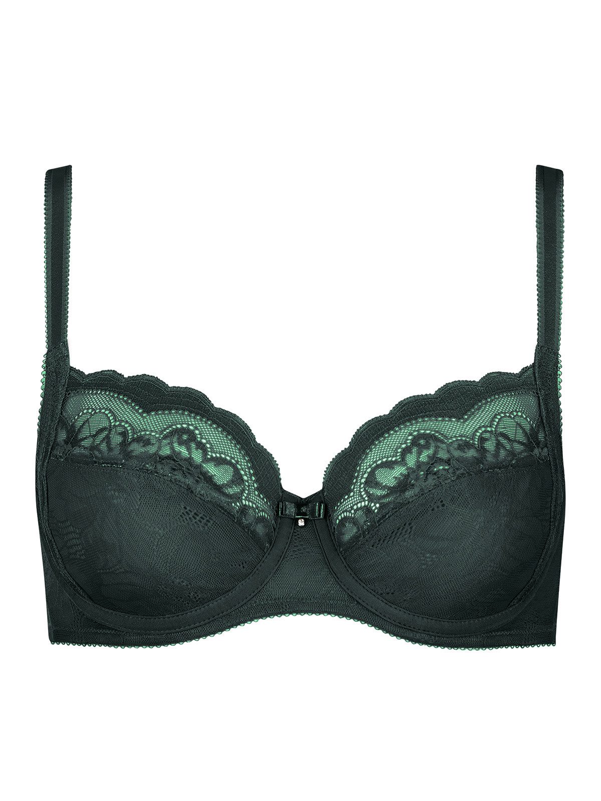 Lisca Bügel-BH Bügel BH Evelyn (Stück, 1-tlg) Schalen Cups, Markenqualität, Microfaser, Floral, feminin