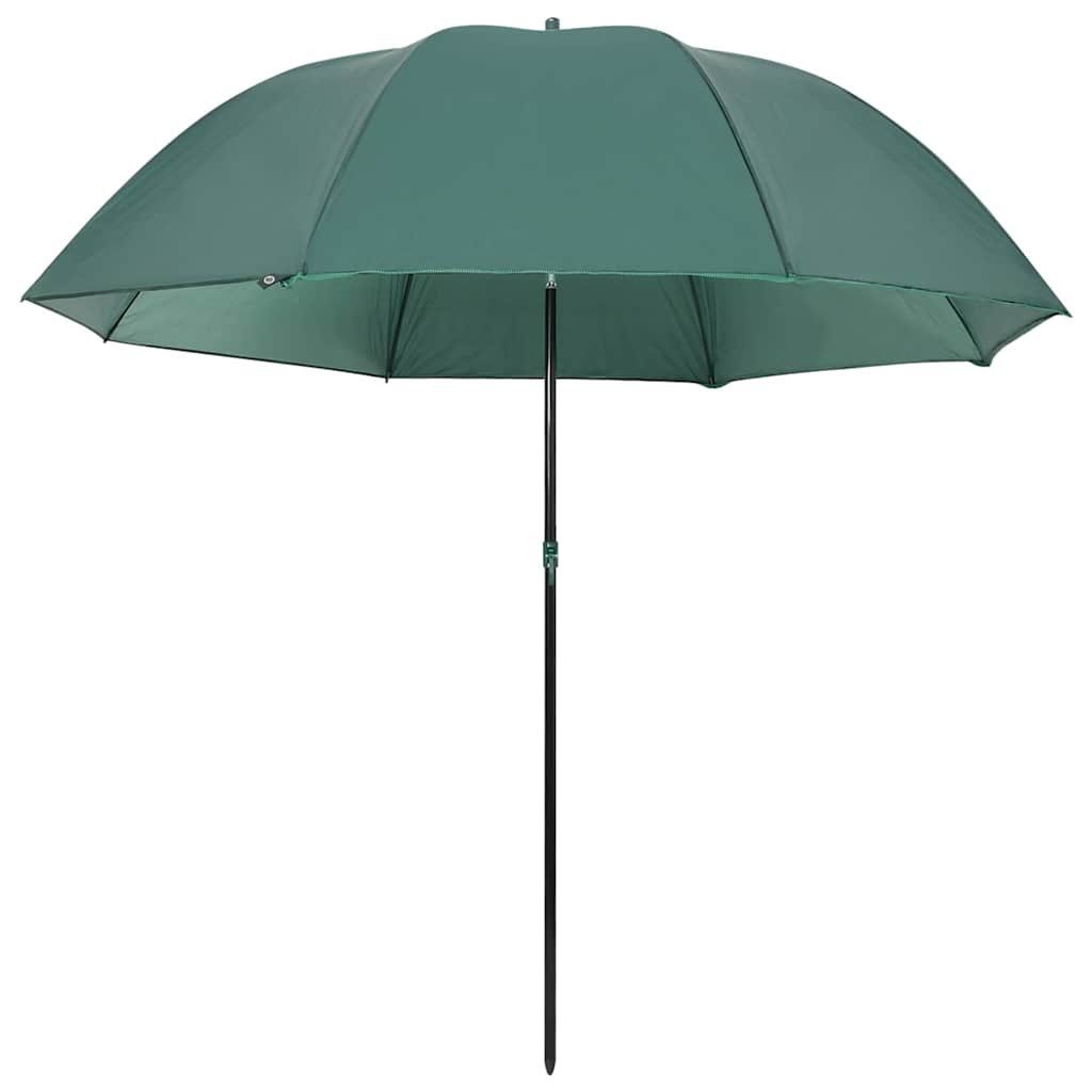 furnicato Angelschirm Grün 220 x 193 cm mit robustem Gestell und Seitenwänden