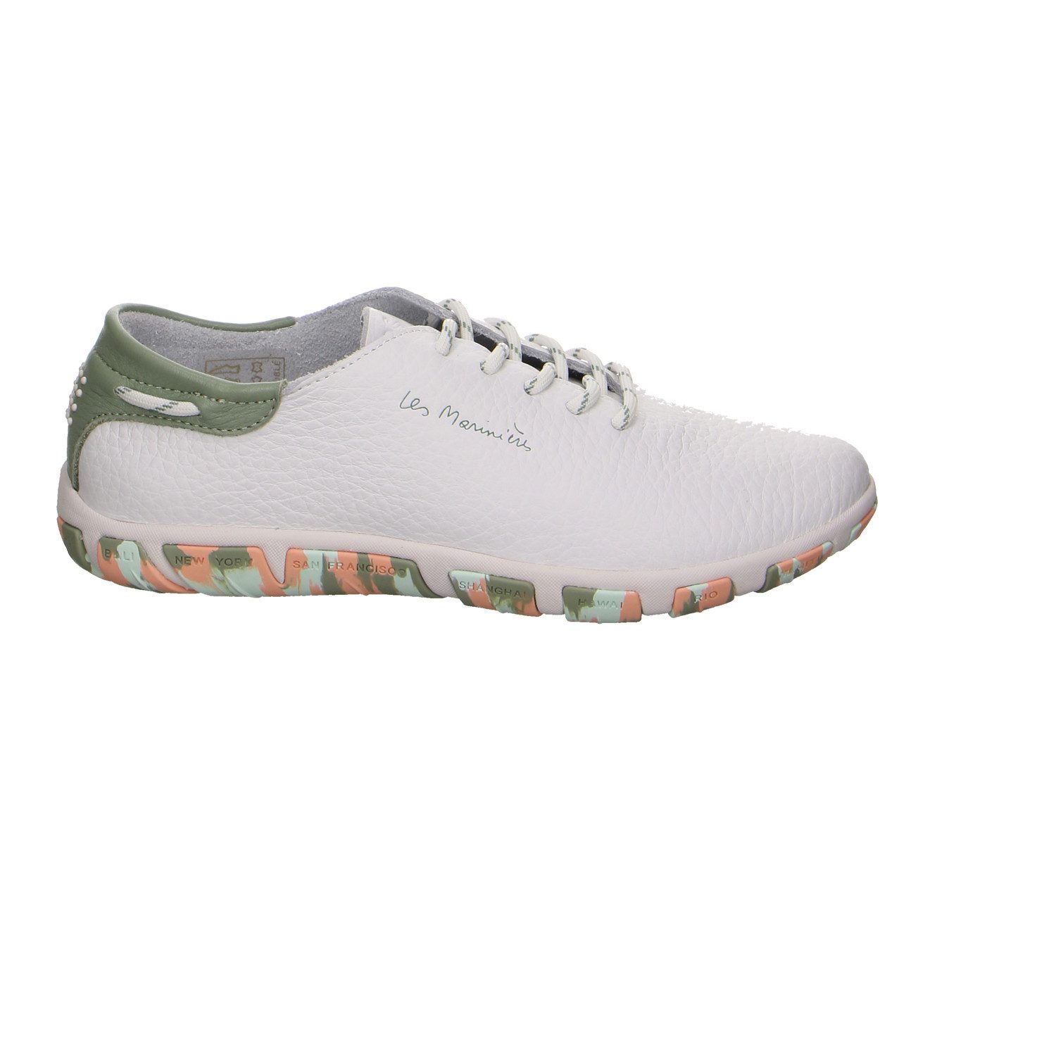 tbs Tamaris Jazaru Leder Schnürschuhe weiss Schnürschuh