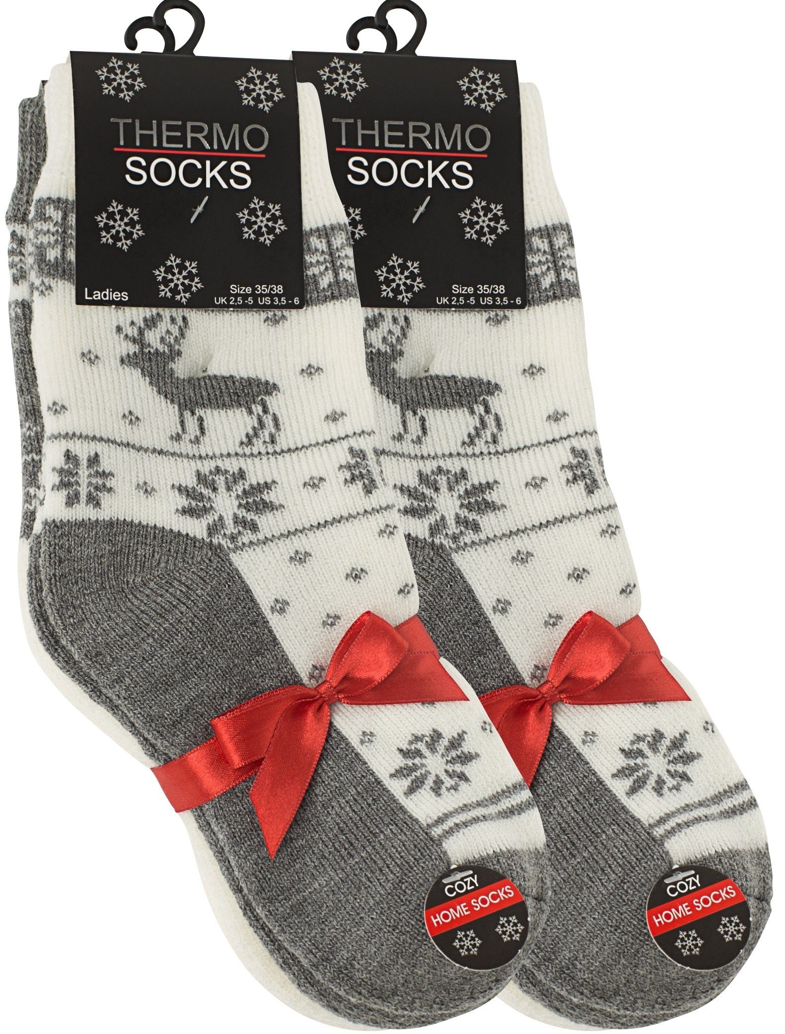 Yenita® Socken mit Innenfutter, Vollfrottee (4-Paar)
