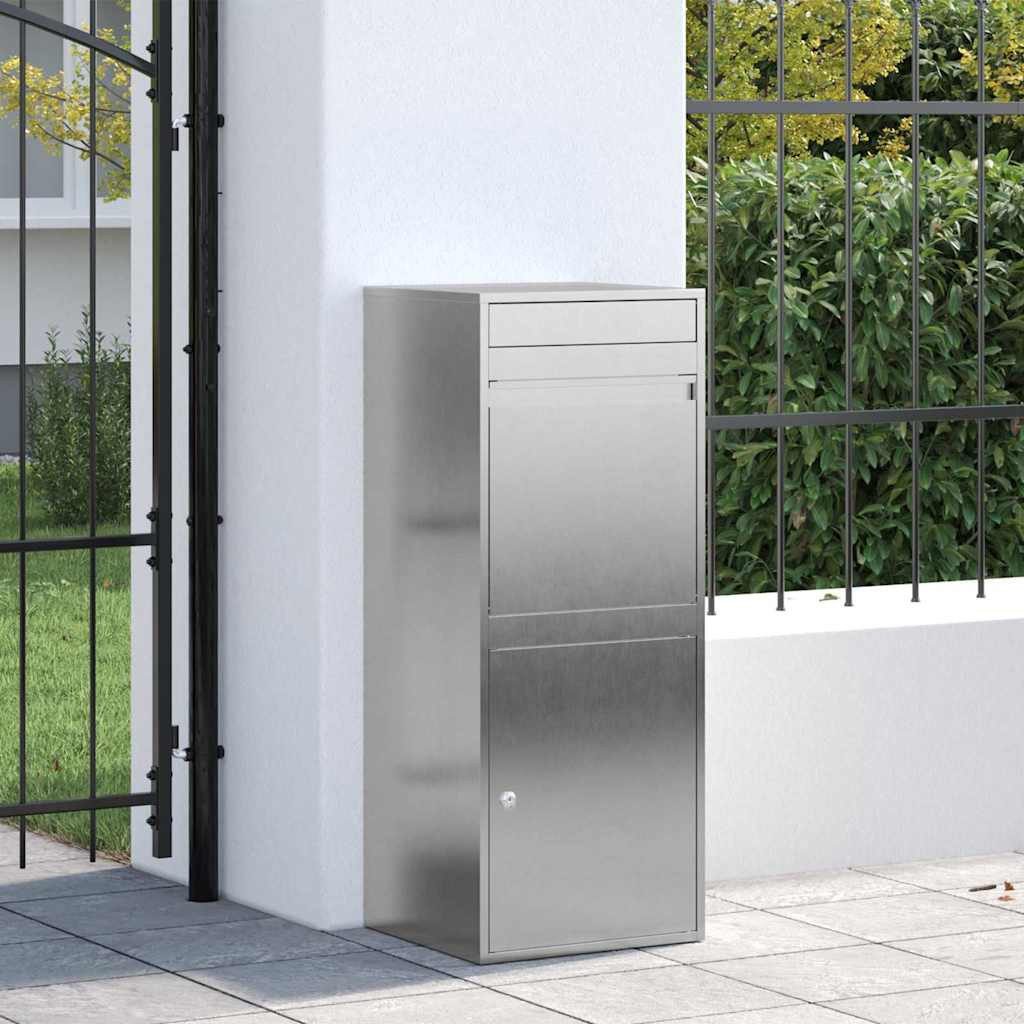 vidaXL Briefkasten Paketdrop-Box Schwarz 41 x günstig online kaufen