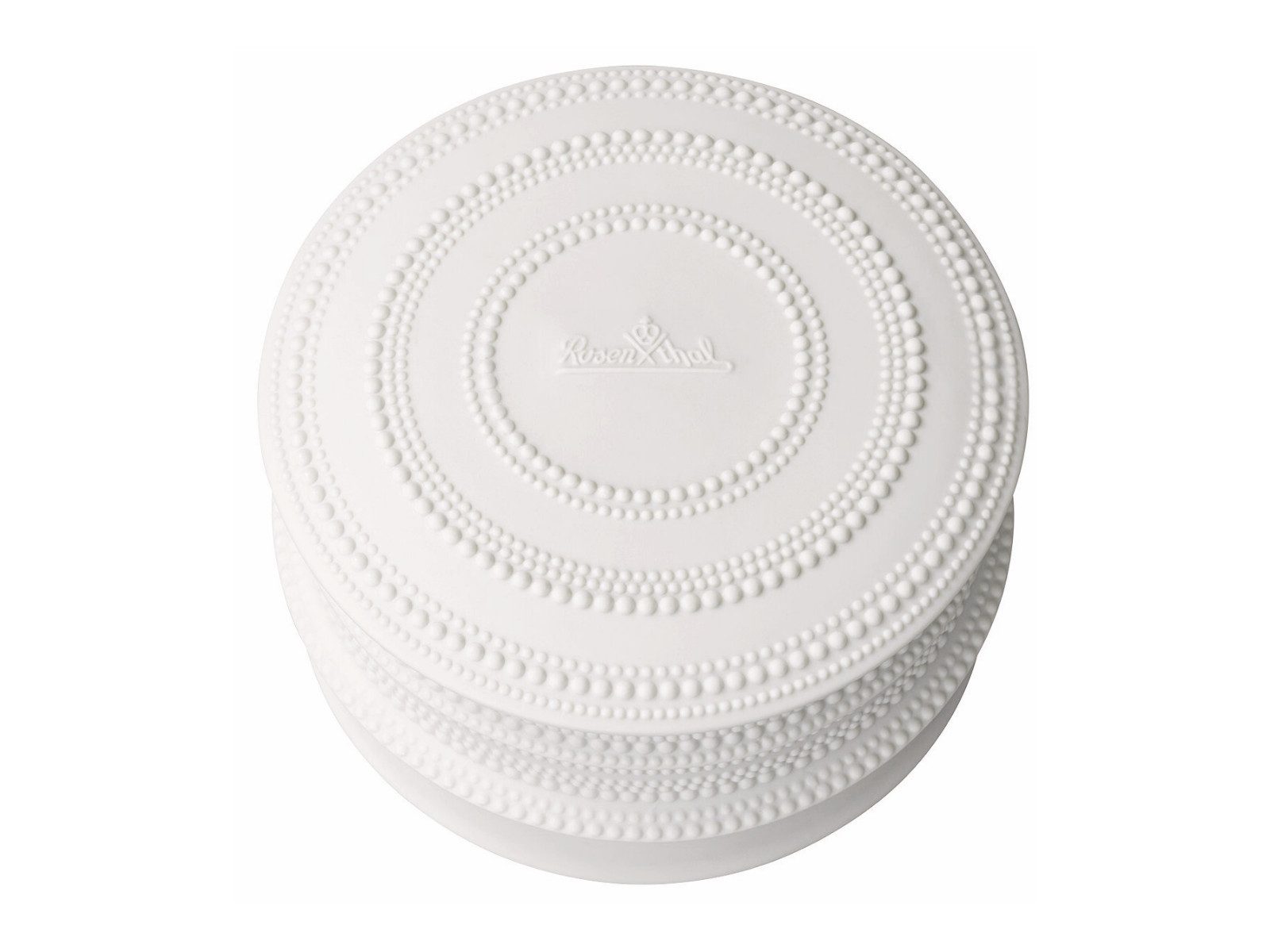Rosenthal Vorratsdose Pisara Dose groß weiß 14cm, Porzellan