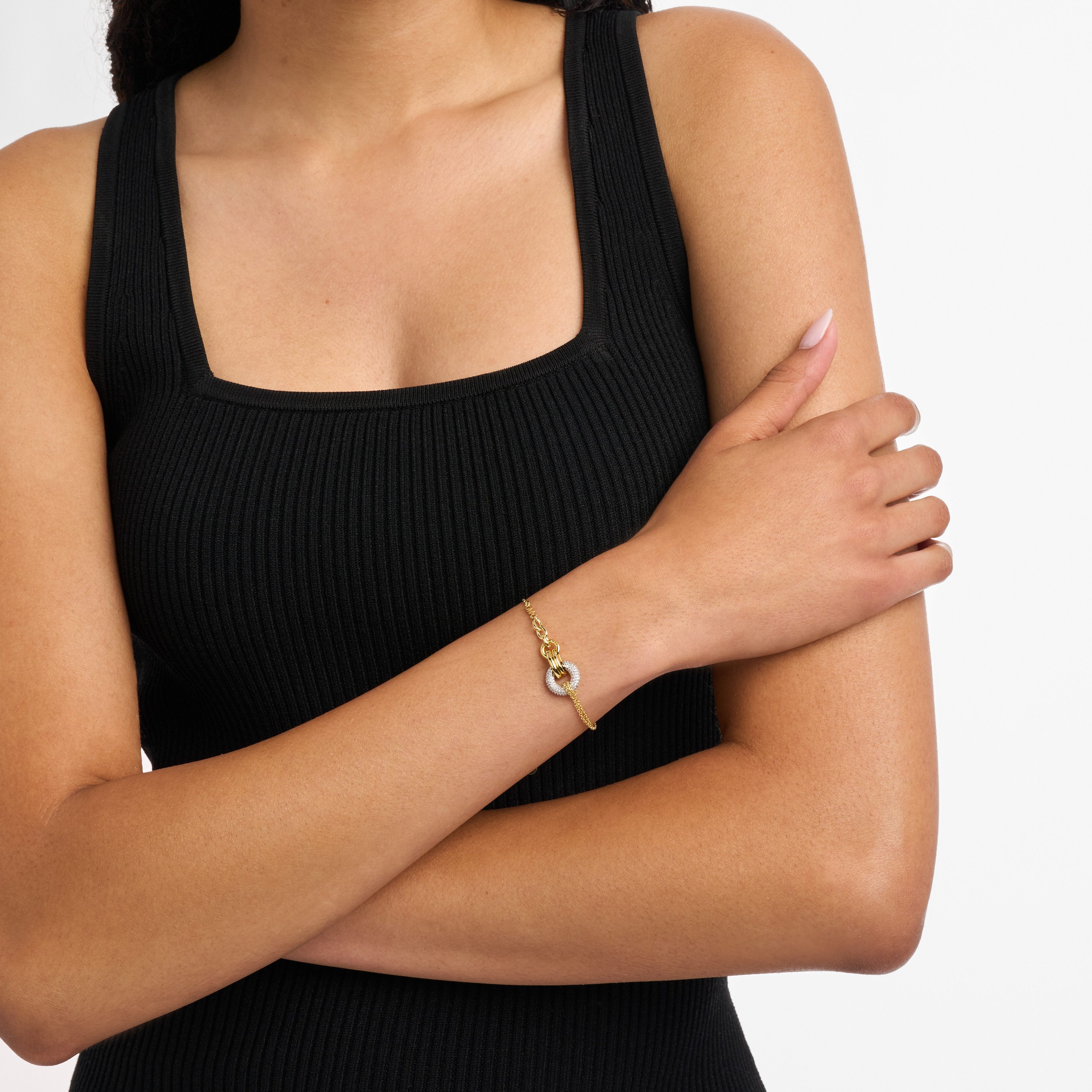 MICHAEL KORS Armband Schmuck Geschenk Metall Armschmuck PREMIUM, mit Zirkonia (synth)