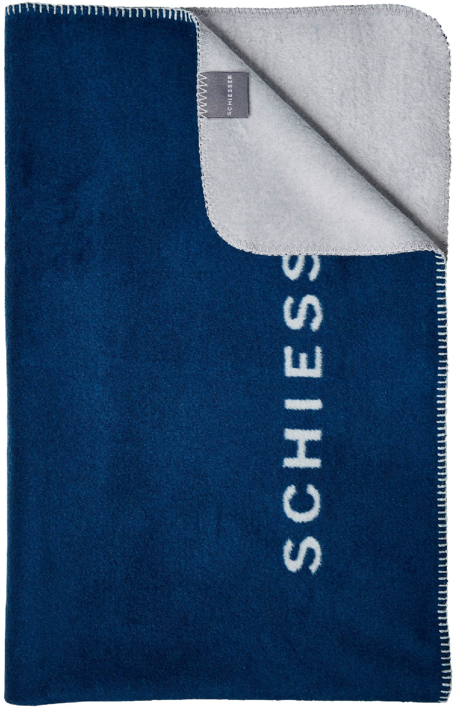 Wohndecke Kuscheldecke Klara in Wendeoptik - Baumwoll-Mix - warm und flausc günstig online kaufen