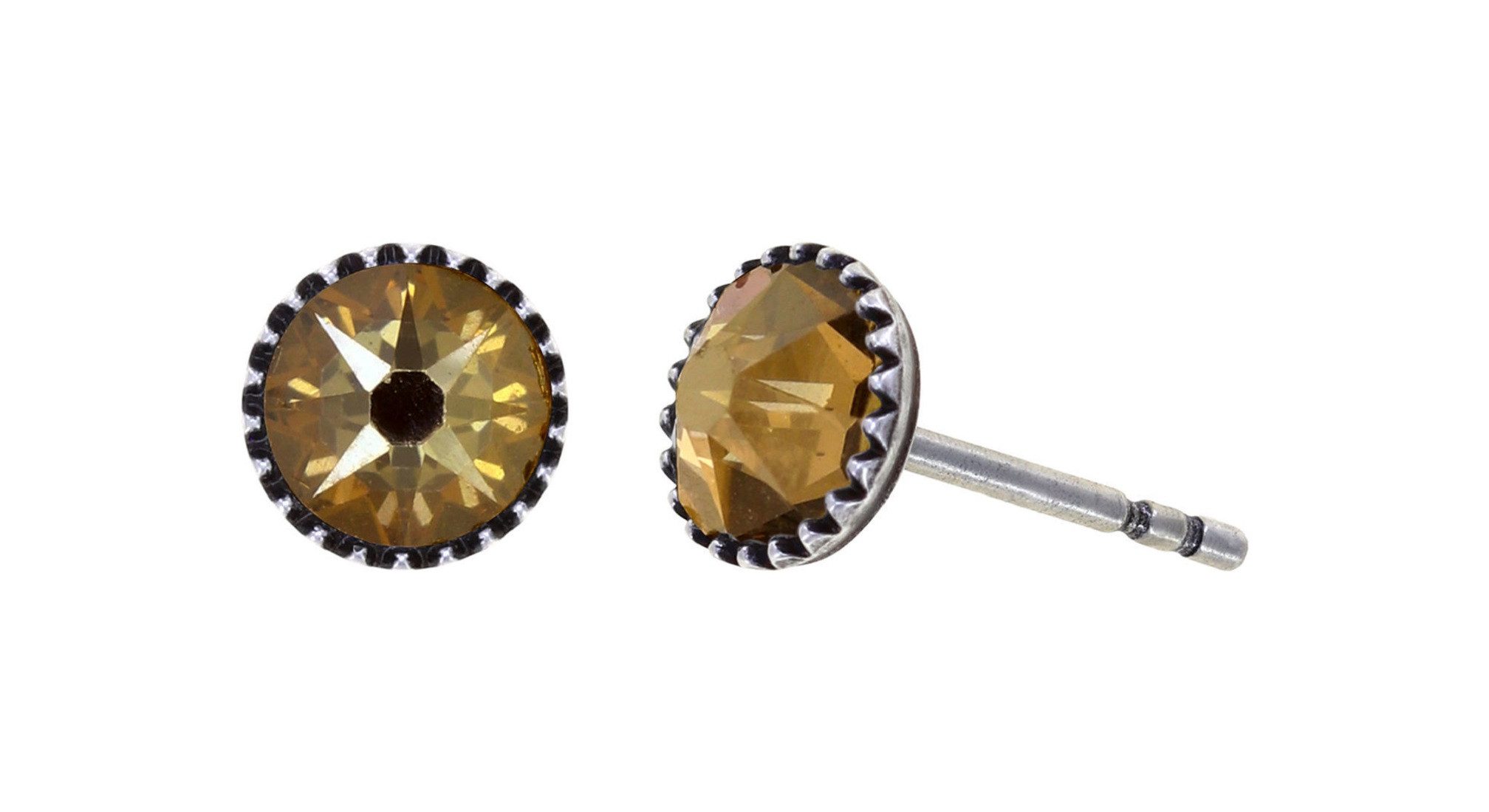 KONPLOTT Paar Ohrstecker Konplott: Ohrstecker Black Jack small - basics