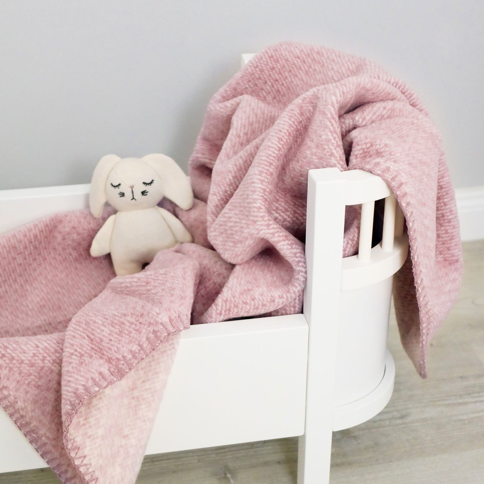 Babydecke 100% Bio-Baumwolle, kids&me, kuschelige & weiche Decke für Babys MADE IN GERMANY, ÖKOTEX