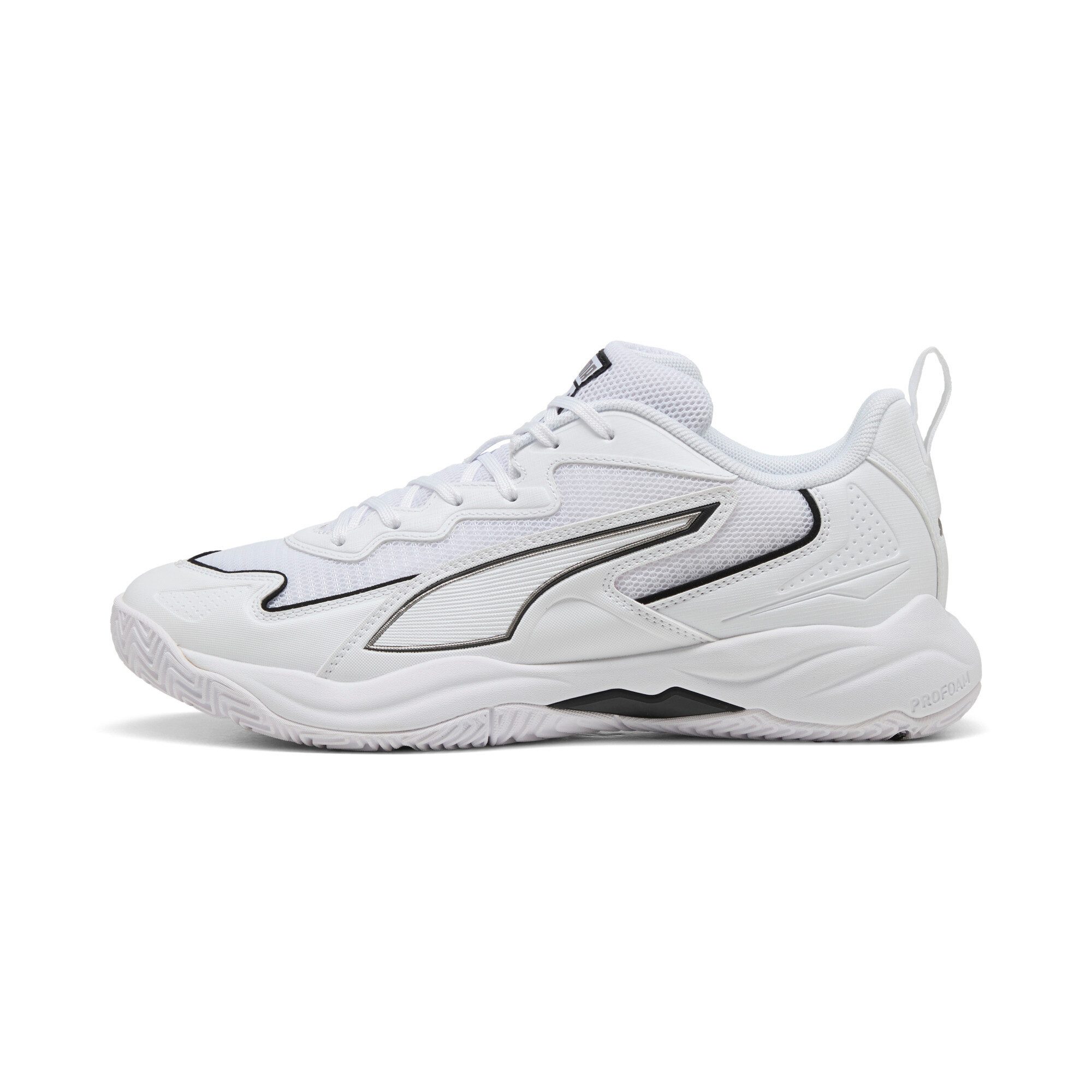 PUMA Solarflash 4 PUMA White-Puma Aged Silver Handballschuh