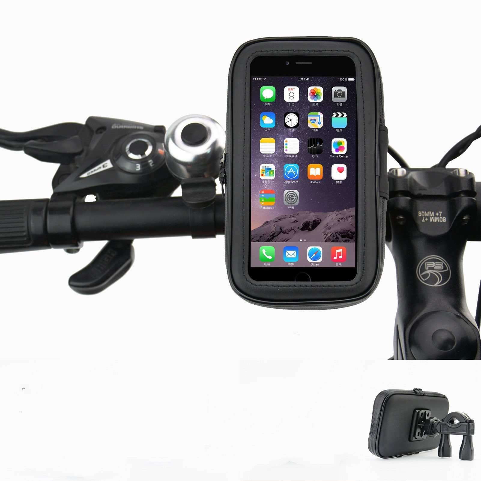 K-S-Trade Smartphone-Halterung für Motorola Razr Ultra 2025, (Fahrrad-Halterung Handy-Halterung Halter Lenkstange)