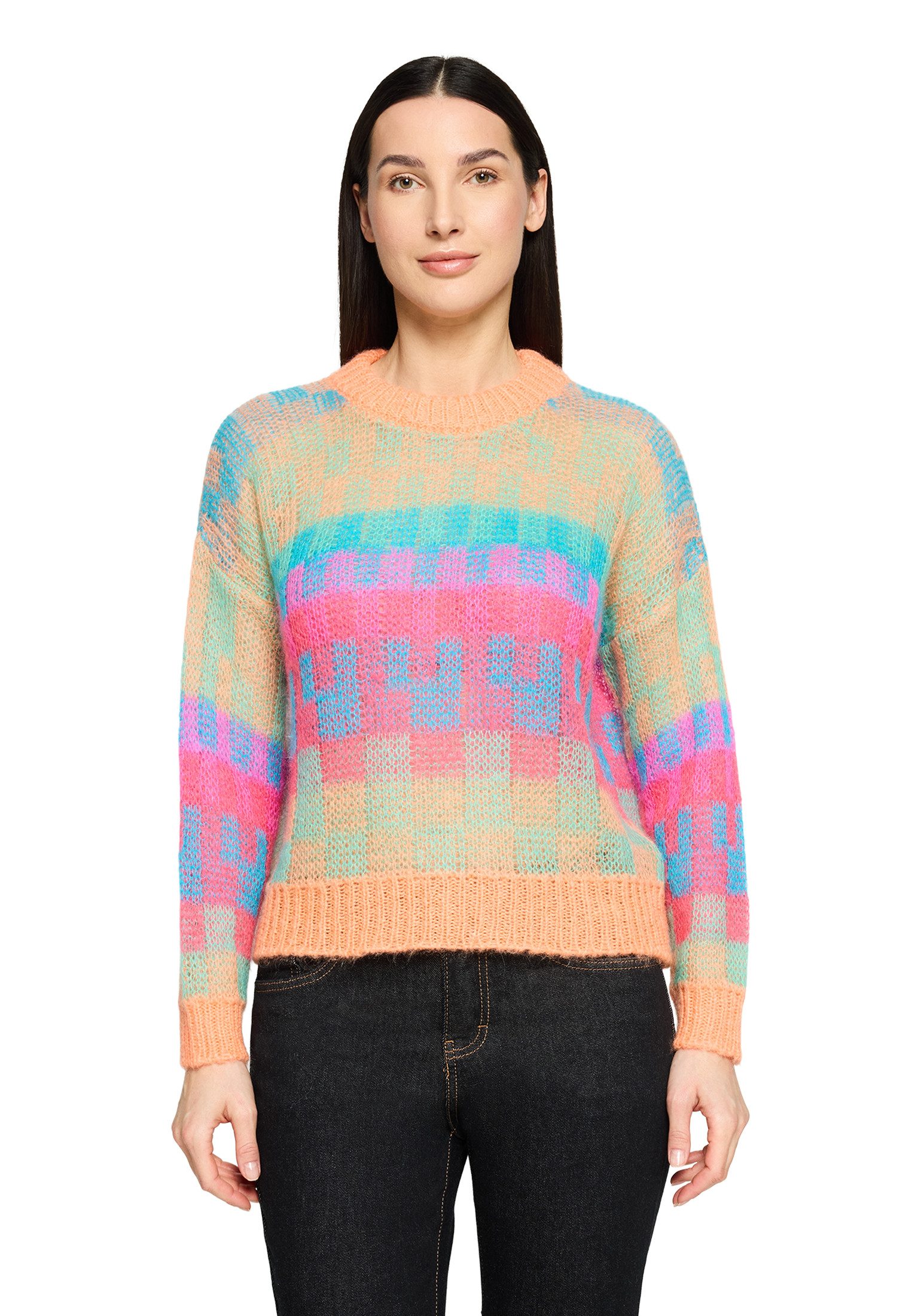 Cartoon Strickpullover Strickpullover - Oversized