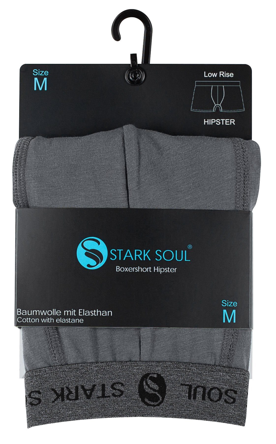 Stark Soul® Pack, 6er-Pack Boxershorts Boxershorts, Gemischt-V2 6er Herren im Hipster Baumwoll-Unterhosen