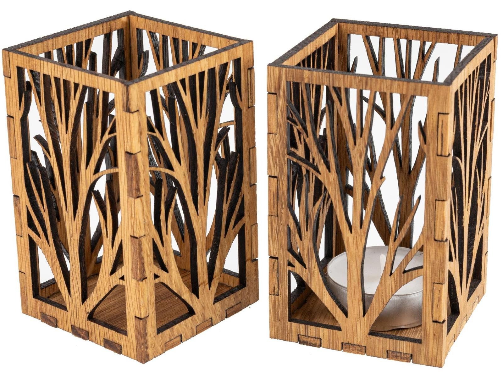 herbeschick. Aufbewahrungsbox Stiftehalter, Teelichthalter aus Eichenholz, günstig online kaufen