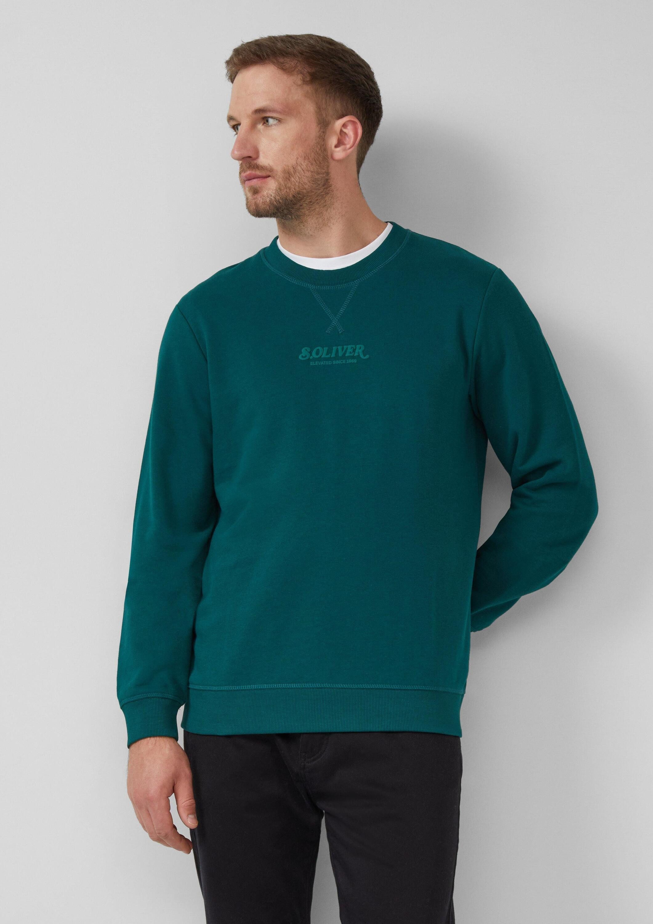 s.Oliver Sweatshirt Sweatshirt Sweatshirt mit Logo-Artwork günstig online kaufen