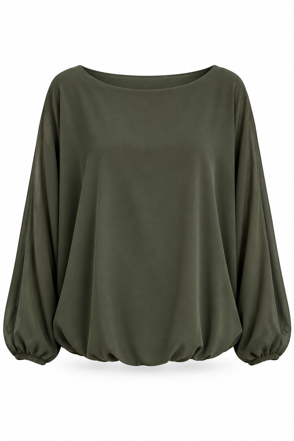 ITALY VIBES Langarmbluse - Elegante Schlupfbluse in verschiedenen Farben für Damen ONE SIZE - passend für Größen S bis L