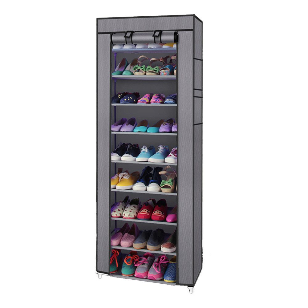 Auledio Schuhregal Schuhschrank mit 10 Ebenen, Schuhregal Schmal, 60 x 30 x günstig online kaufen