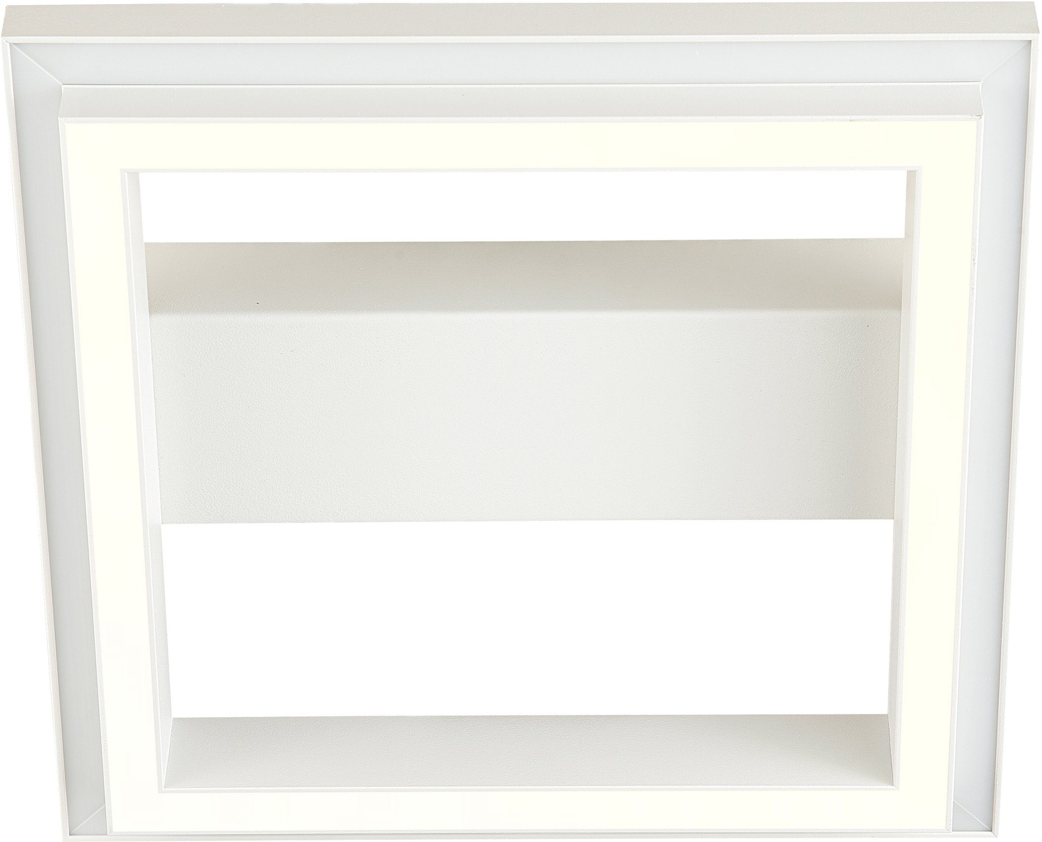 30x30cm LED integrie sand/weiß Pallas, Wand- Pallas Deckenleuchte Brilliant Deckenleuchte 1x und LED