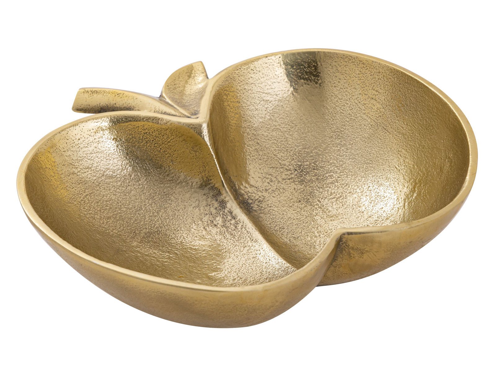Snackschale Apfel Schale Dekoschale Apple Aluminium